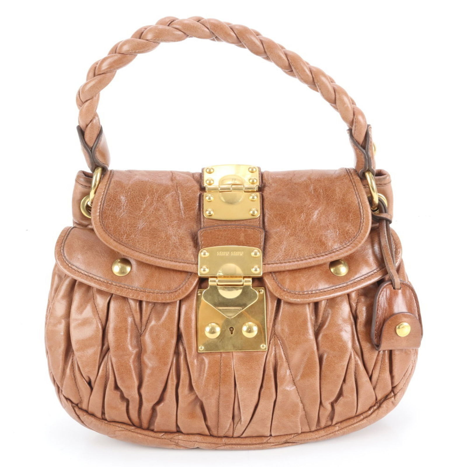 Tote Bag Leather - Miu Handbag: Tote Bag Leather - Miu Handbag This listing features Tote Bag Leather - Miu Handbag. Item specifics are provided below. Item Specifics: Brand: Miu Miu Type: Handbag, Tote Bag Material: Leather