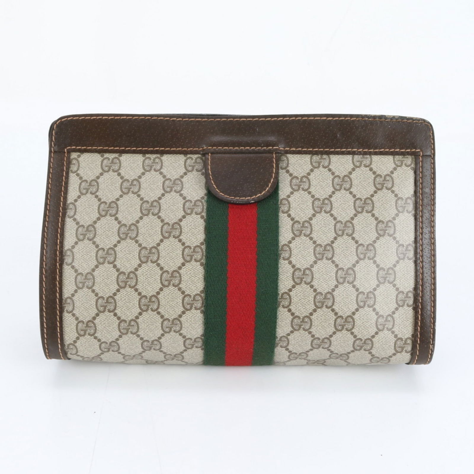 Coated Canvas - Gucci Pouch Leather (1 of 7)