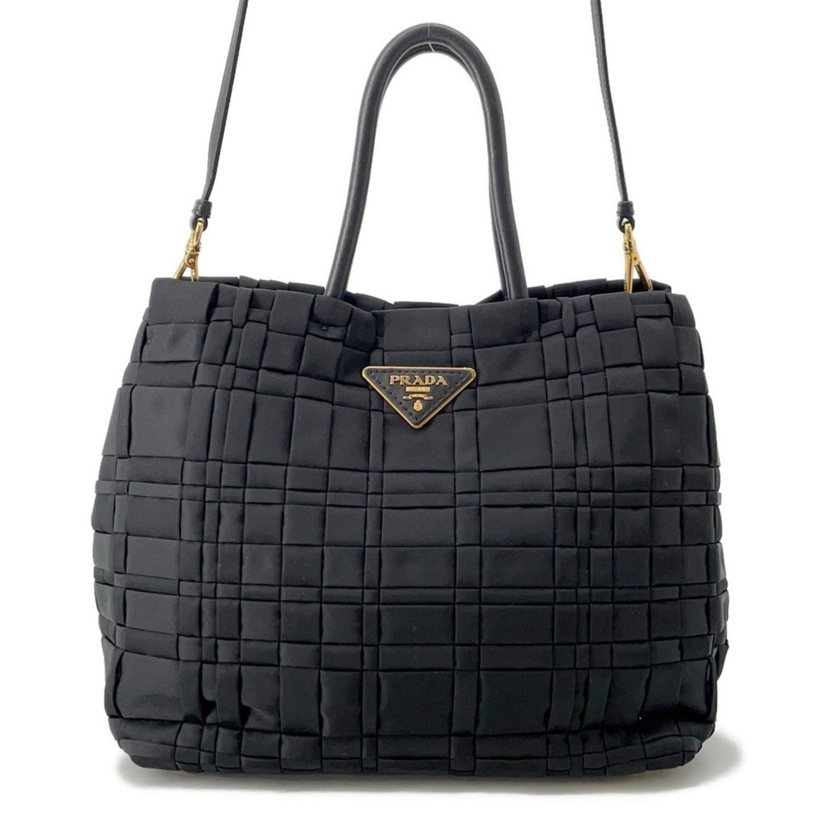 Nylon Prada Handbag: Nylon Prada Handbag This listing features Nylon Prada Handbag. Item specifics are provided below. Item Specifics: Brand: Prada Type: Handbag Material: Nylon Color: Black Gender: Women Size (Hxwxd): 24