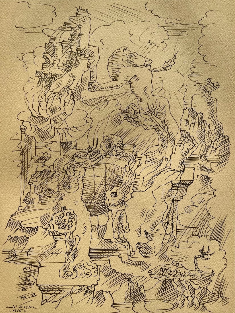 Lithograph - Andr Masson - Mtamorphoses - Masson Dessins (1 of 10)