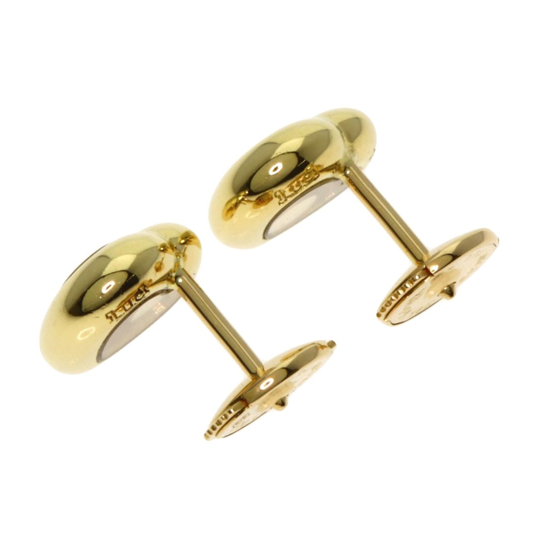 Gold Chopard Happy Diamond earring K18 Yellow - 2