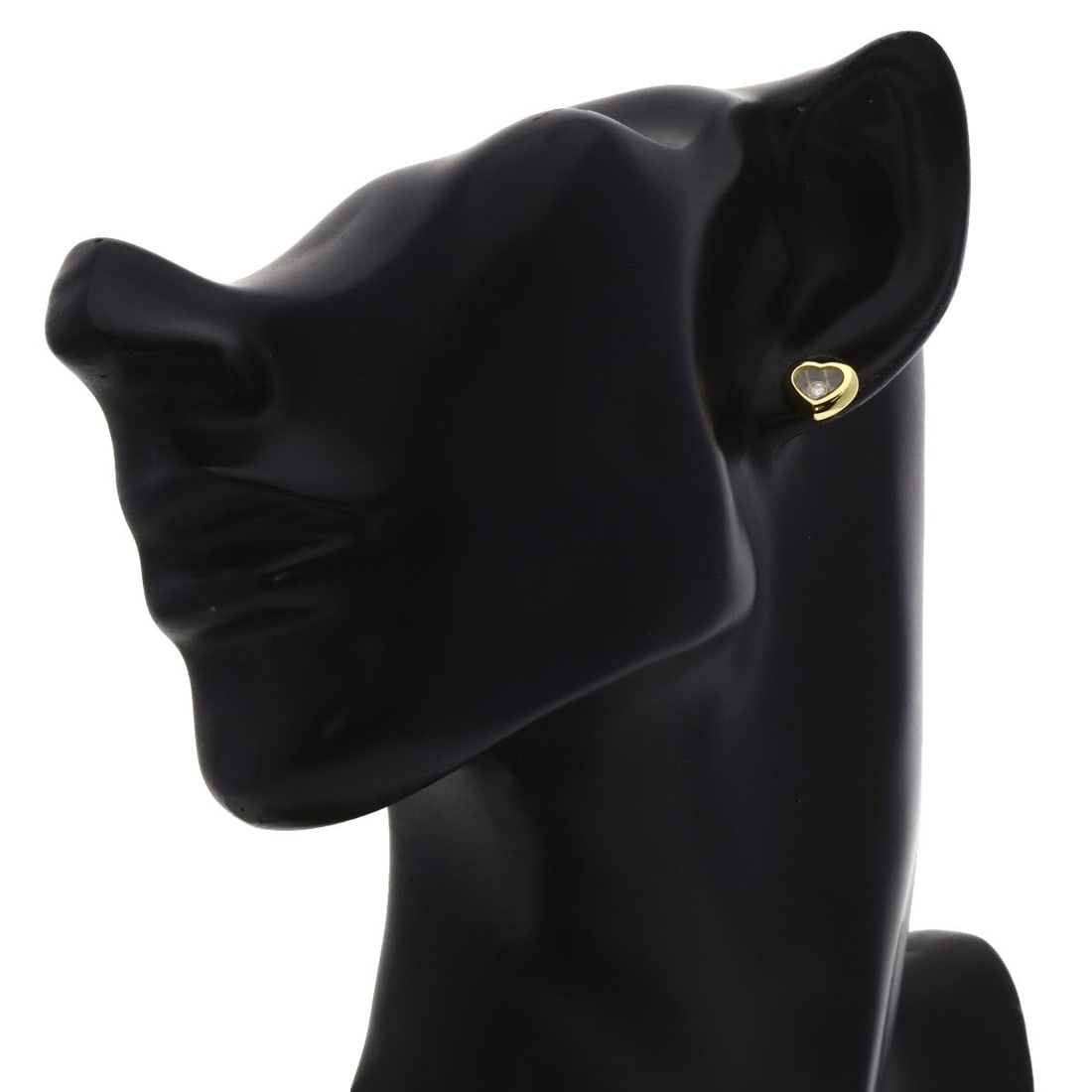 Gold Chopard Happy Diamond earring K18 Yellow - 4