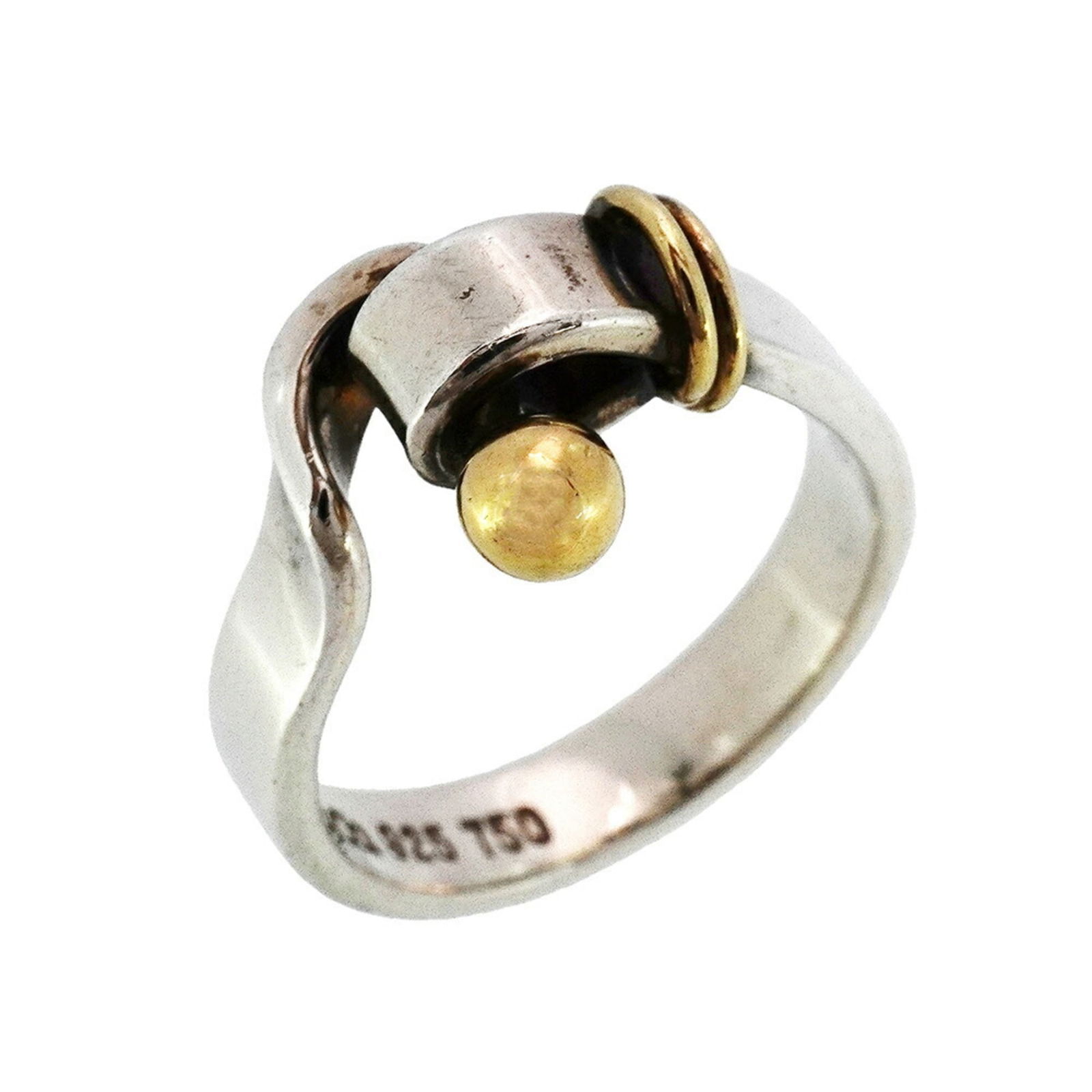 Yellow Gold (18K) - Tiffany Band Ring Silver 925: Yellow Gold (18K) - Tiffany Band Ring Silver 925 This listing features Yellow Gold (18K) - Tiffany Band Ring Silver 925. Item specifics are provided below. Item Specifics: Brand: Tiffany Type: Band