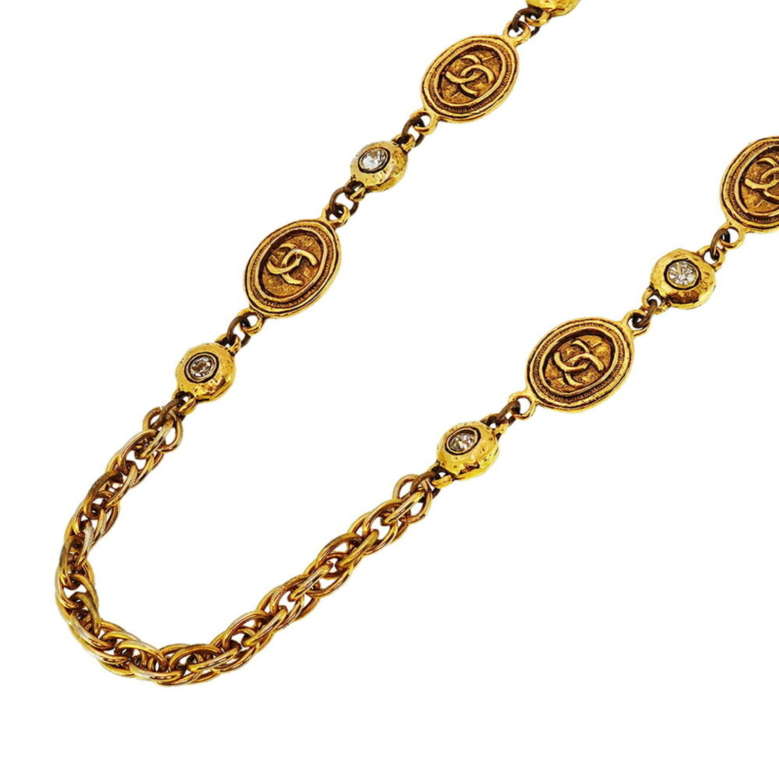 Women Chanel Coco Mark Oval Necklace with GP Plated Rhinestones in Gold for: Women Chanel Coco Mark Oval Necklace with GP Plated Rhinestones in Gold for This listing features Women Chanel Coco Mark Oval Necklace with GP Plated Rhinestones in Gold for. Item specifics are