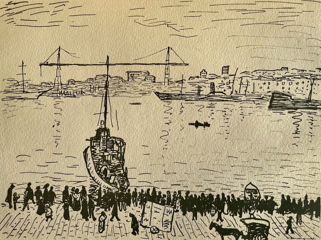 Lithograph - Albert Marquet - Marseille: Le vieux port - Marquet: Lithograph - Albert Marquet - Marseille: Le vieux port - Marquet This listing features Lithograph - Albert Marquet - Marseille: Le vieux port - Marquet. Item specifics are provided below. Item