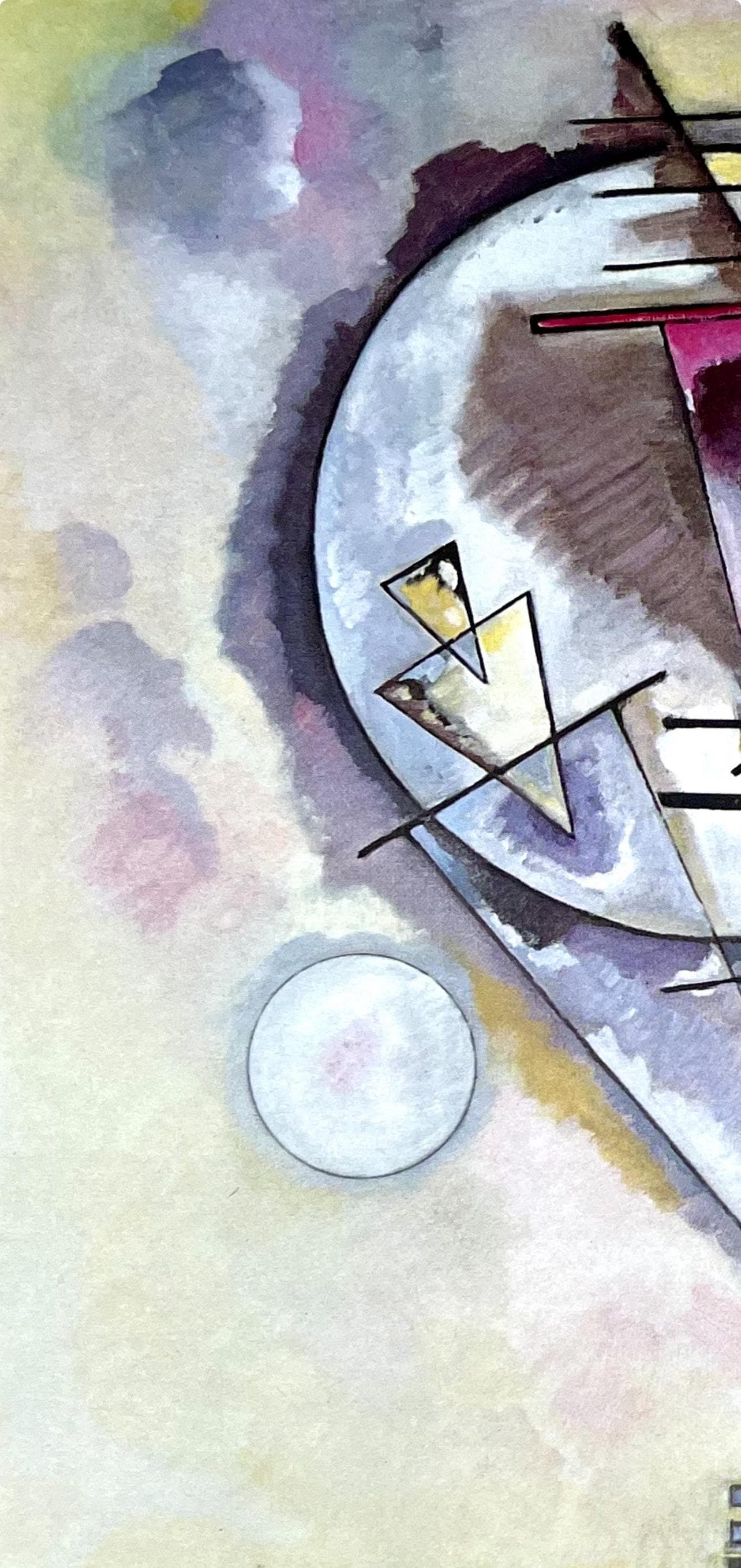 Lithograph - Wassily Kandinsky - Composition - Derrire le miroir - 4