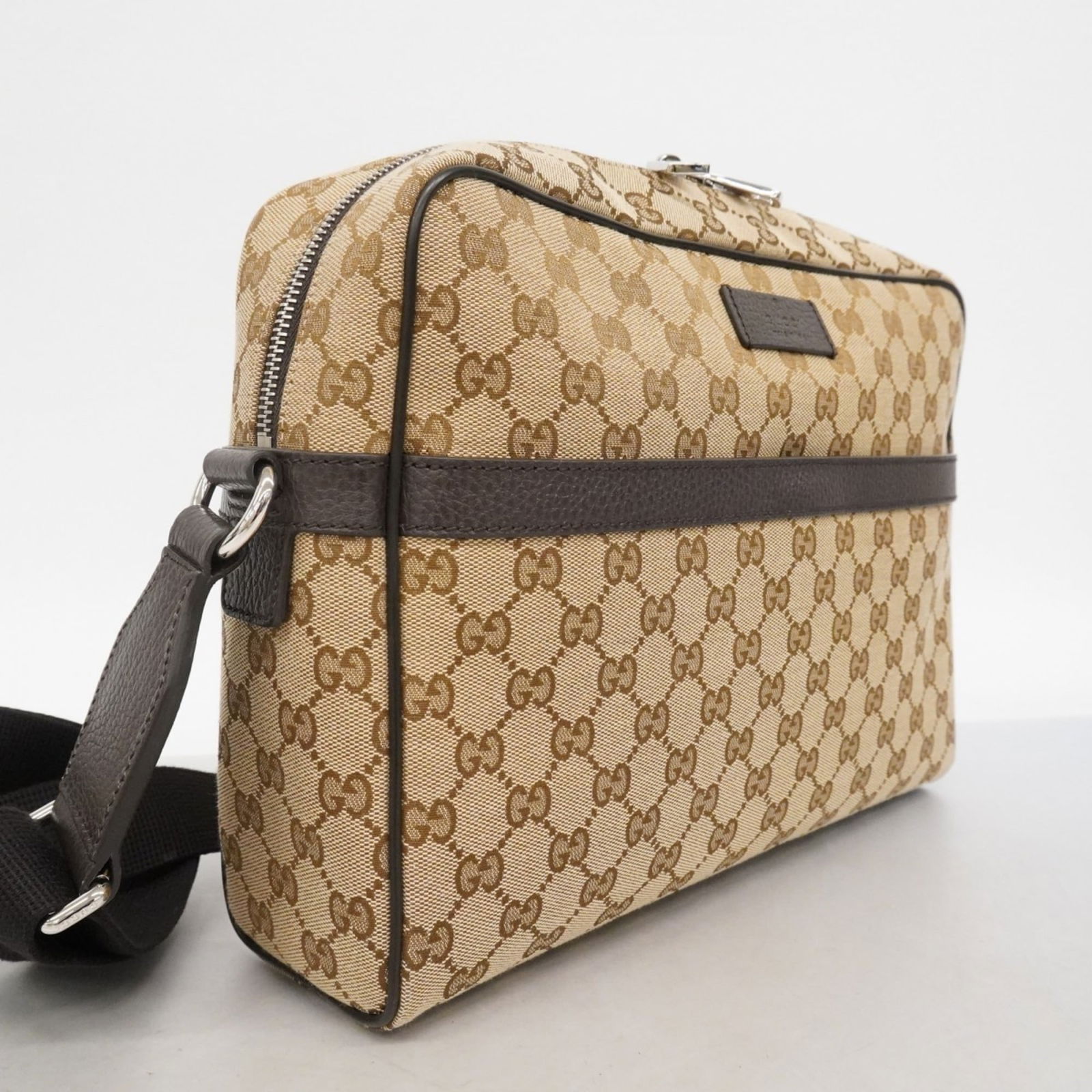 Canvas Gucci Shoulder Bag - 2