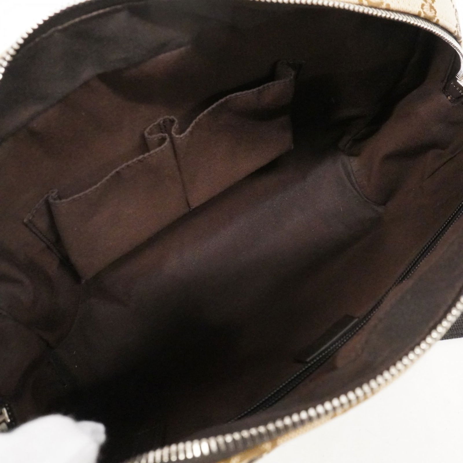 Canvas Gucci Shoulder Bag - 4