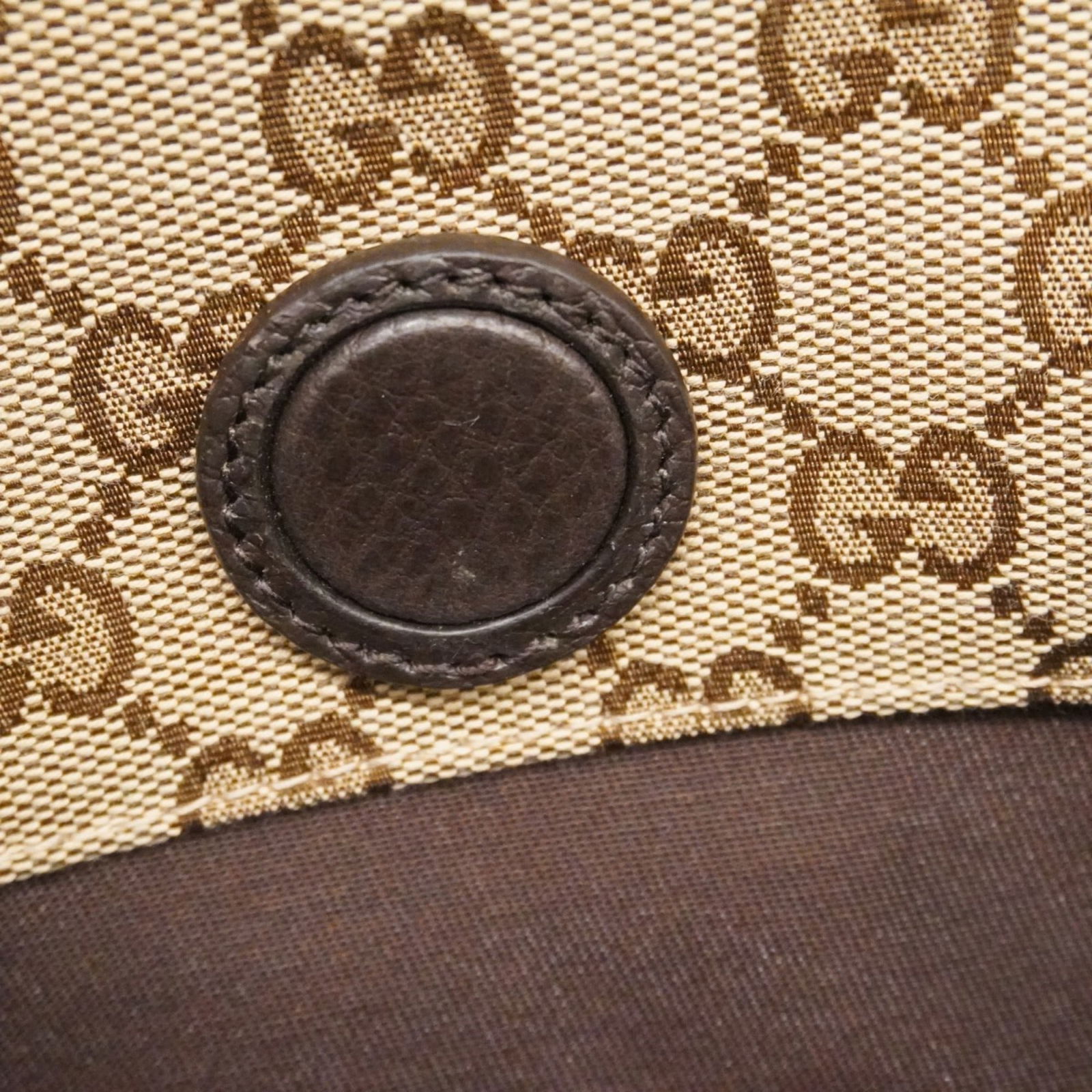 Canvas Gucci Shoulder Bag - 6