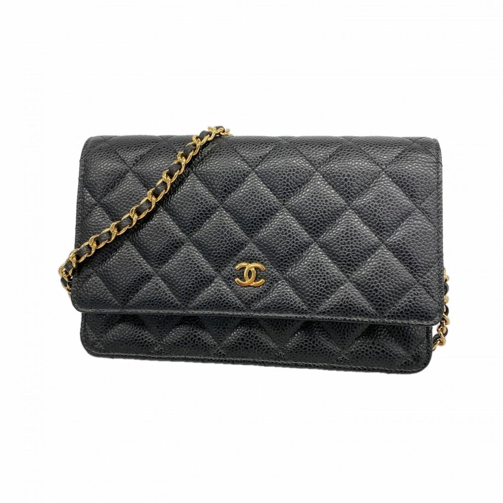 Calfskin Chanel Chain/ Shoulder Wallet Grained: Calfskin Chanel Chain/ Shoulder Wallet Grained This listing features Calfskin Chanel Chain/ Shoulder Wallet Grained. Item specifics are provided below. Item Specifics: Brand: Chanel Type: