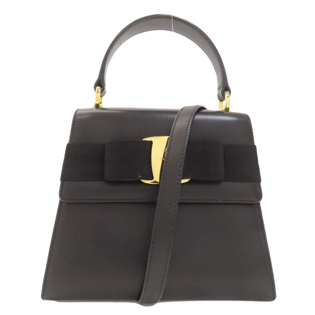 Leather Salvatore Ferragamo GanciniHardware 2WAY Handbag: Leather Salvatore Ferragamo GanciniHardware 2WAY Handbag This listing features Leather Salvatore Ferragamo GanciniHardware 2WAY Handbag. Item specifics are provided below. Item Specifics: Brand: Salva