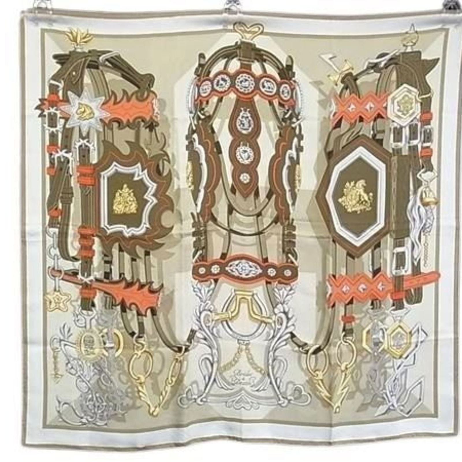 100% Hermes Scarf Silk (1 of 6)