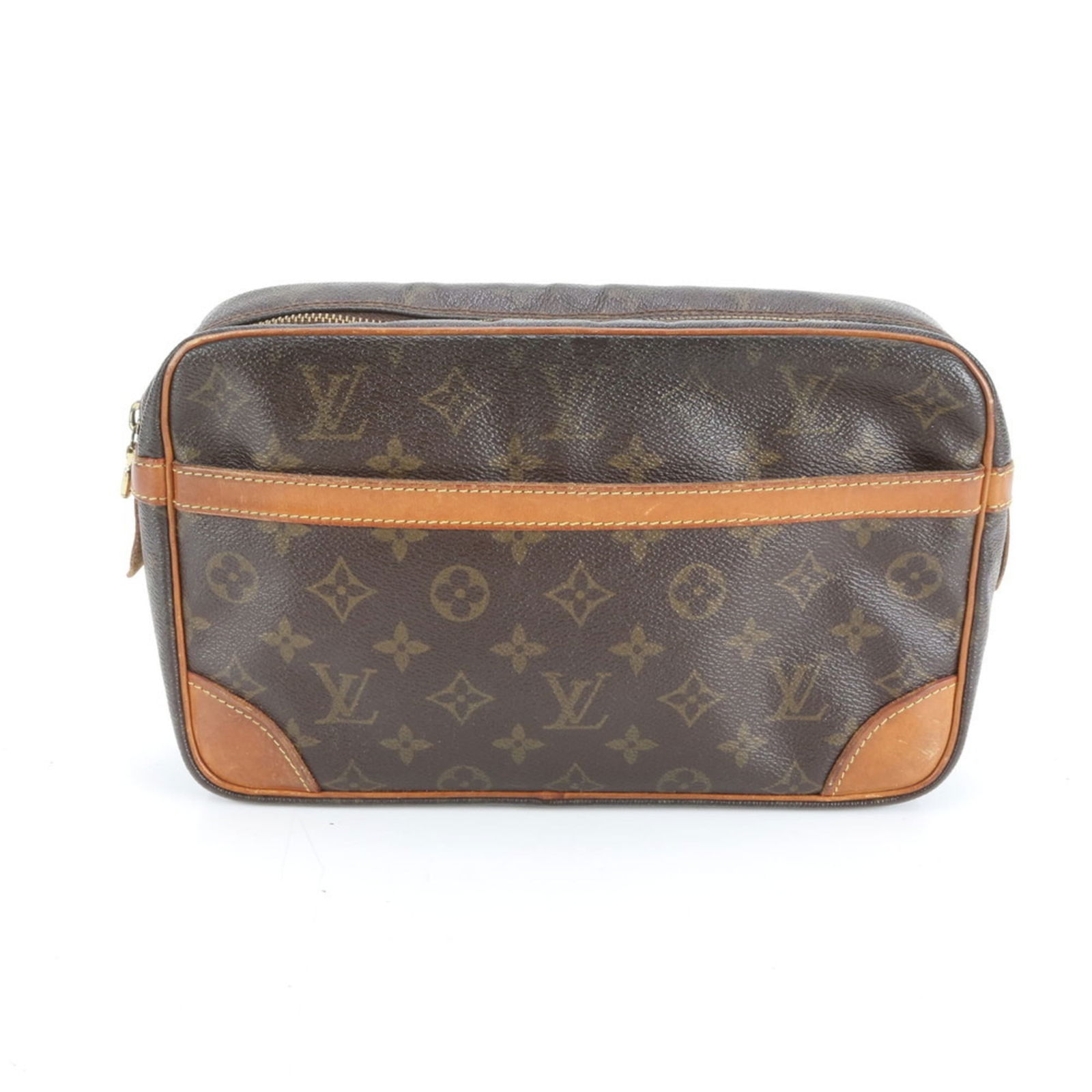 Coated Canvas - Louis Vuitton Pouch Leather: Coated Canvas - Louis Vuitton Pouch Leather This listing features Coated Canvas - Louis Vuitton Pouch Leather. Item specifics are provided below. Item Specifics: Brand: Louis Vuitton Type: Pouch Mater