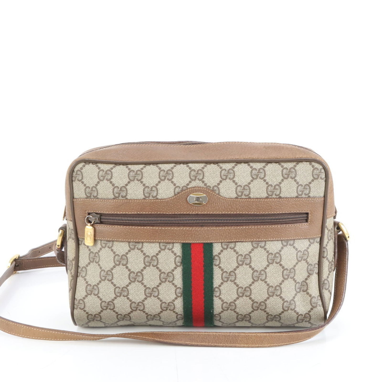 Coated Canvas - Gucci Shoulder Bag Leather (1 of 10)