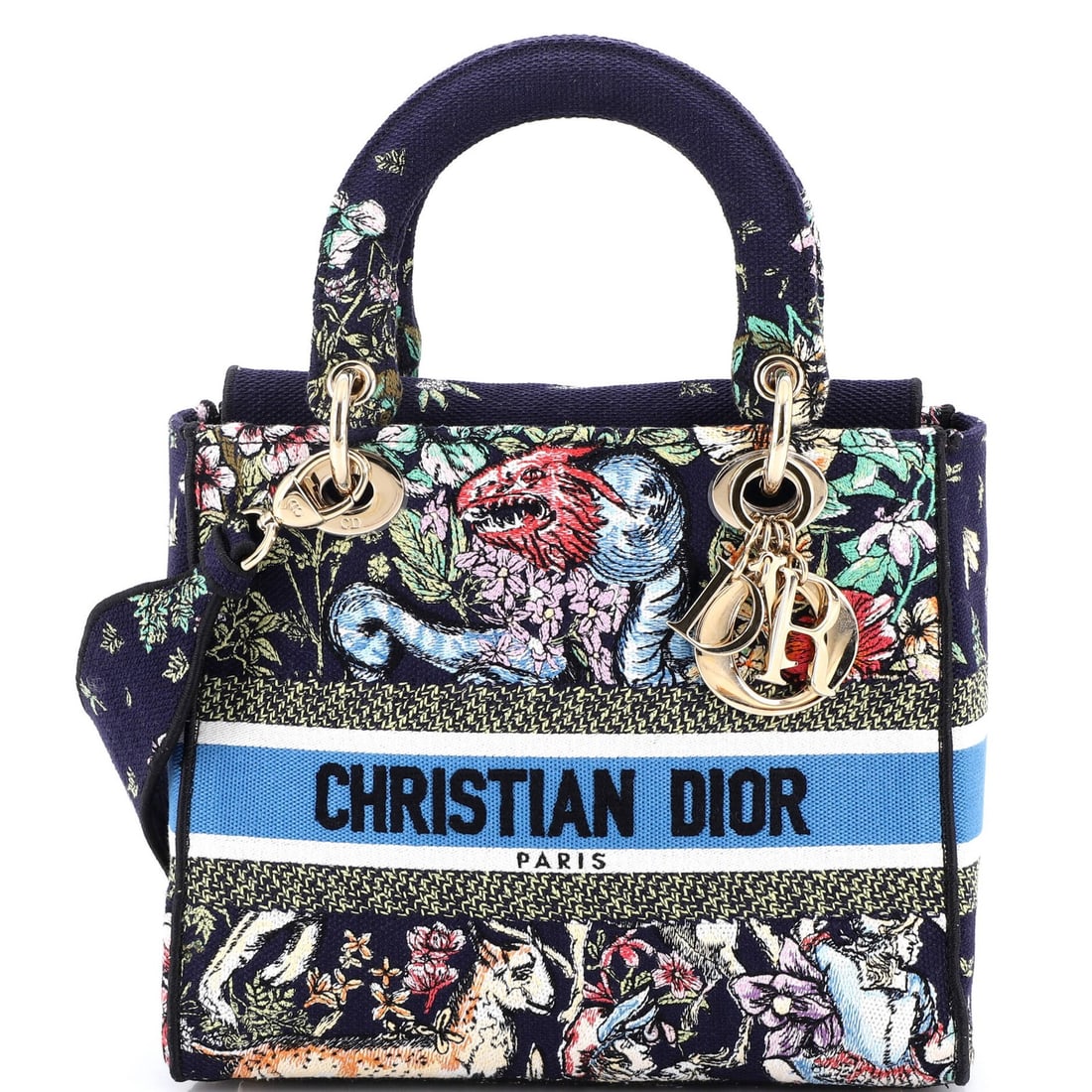 Medium Christian Dior Lady D-Lite Bag Embroidered Canvas: Medium Christian Dior Lady D-Lite Bag Embroidered Canvas This listing features Medium Christian Dior Lady D-Lite Bag Embroidered Canvas. Item specifics are provided below. Item Specifics: Brand: