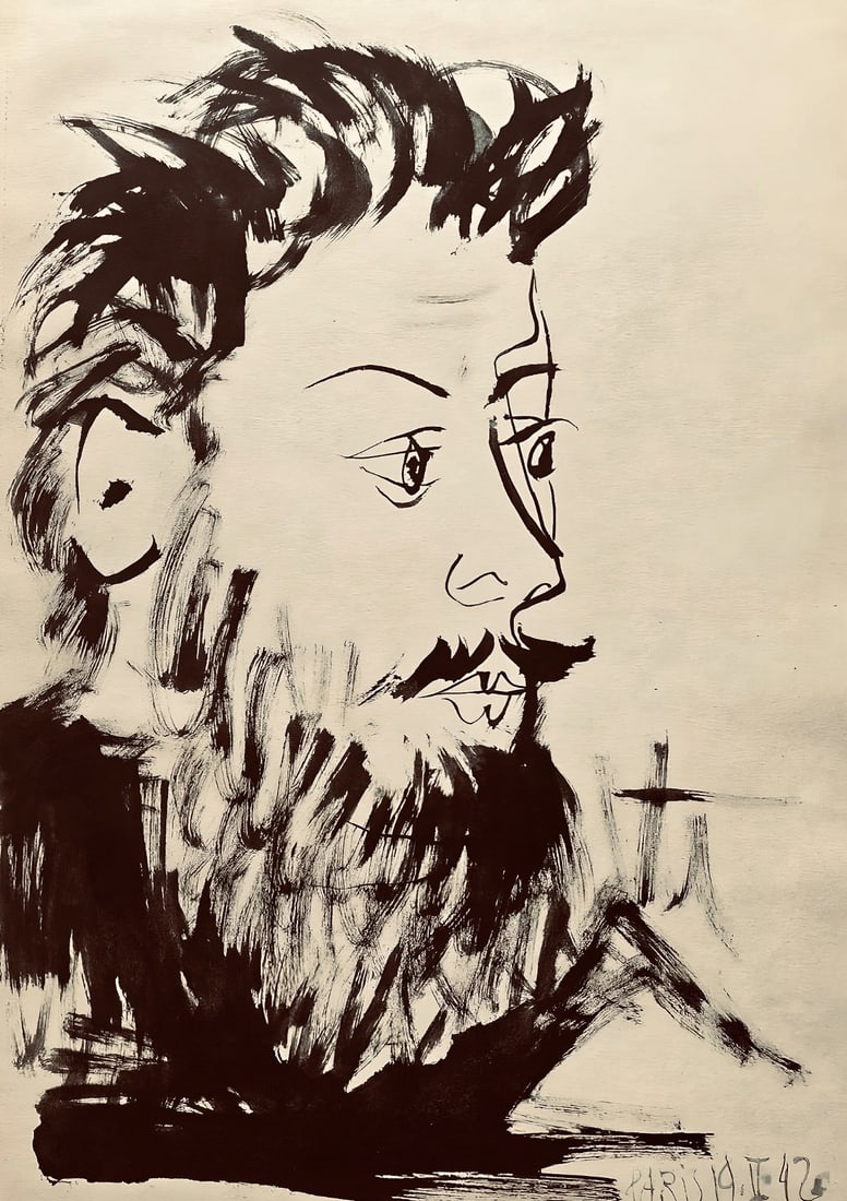 Lithograph - Pablo Picasso - Composition - Carnet de dessins de Picasso - Cahiers dArt: Lithograph - Pablo Picasso - Composition - Carnet de dessins de Picasso - Cahiers dArt This listing features Lithograph - Pablo Picasso - Composition - Carnet de dessins de Picasso - Cahiers dArt.