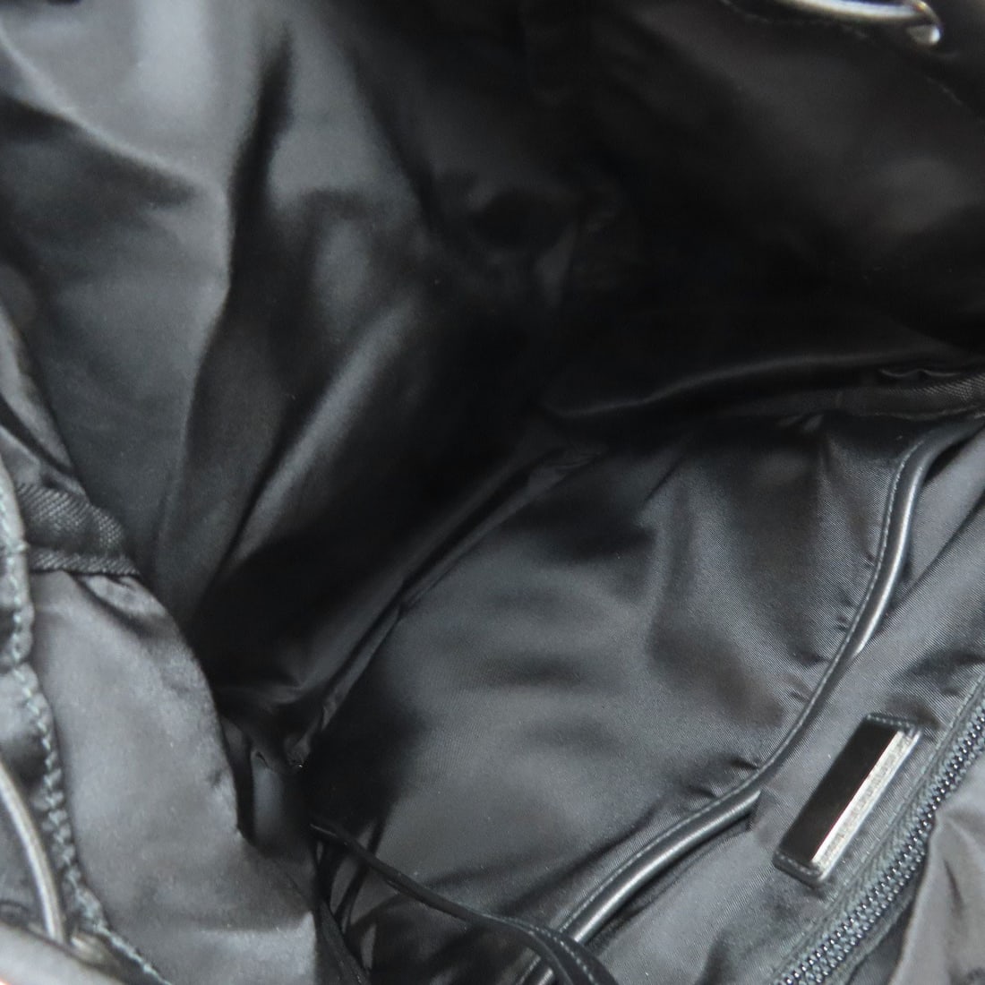 Calf PRADA Logo Hardware Backpack Daypack - 5