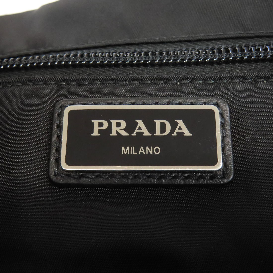 Calf PRADA Logo Hardware Backpack Daypack - 6
