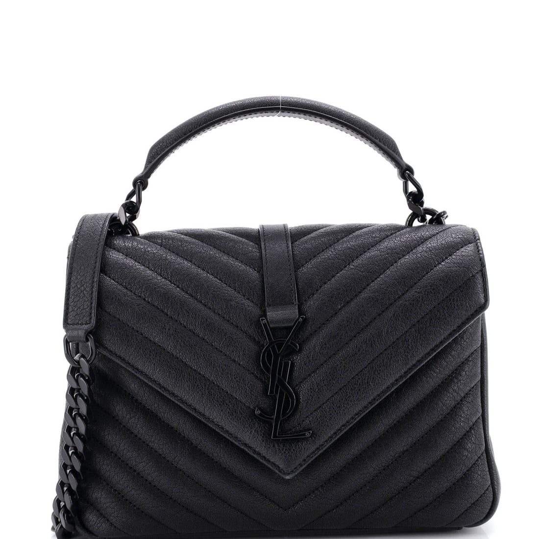 Medium Saint Laurent Classic Monogram College Bag Quilted Leather: Medium Saint Laurent Classic Monogram College Bag Quilted Leather This listing features Medium Saint Laurent Classic Monogram College Bag Quilted Leather. Item specifics are provided below. Item
