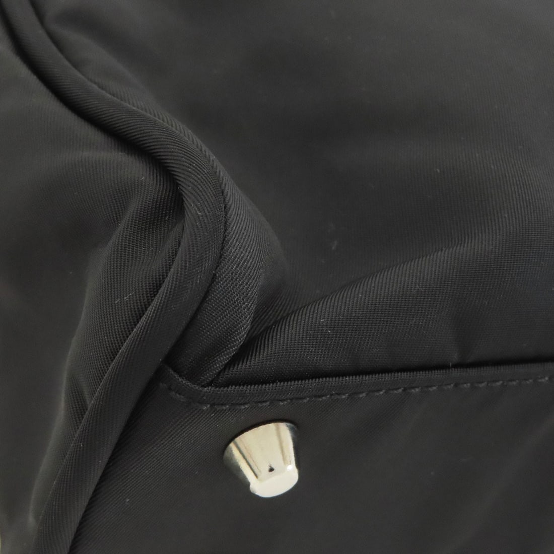 Nylon PRADA Logo Hardware Handbag - 14