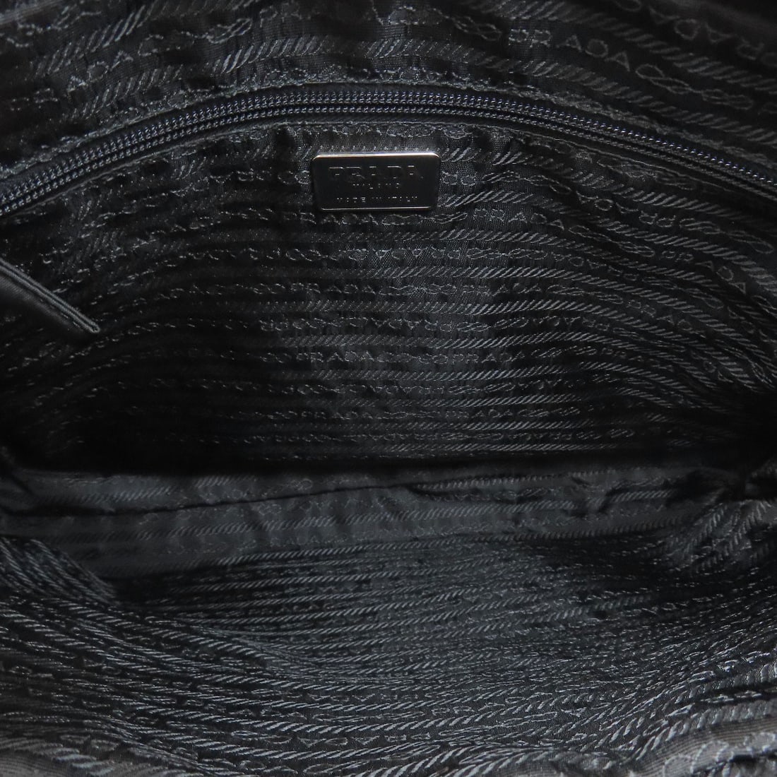 Nylon PRADA Logo Hardware Handbag - 5