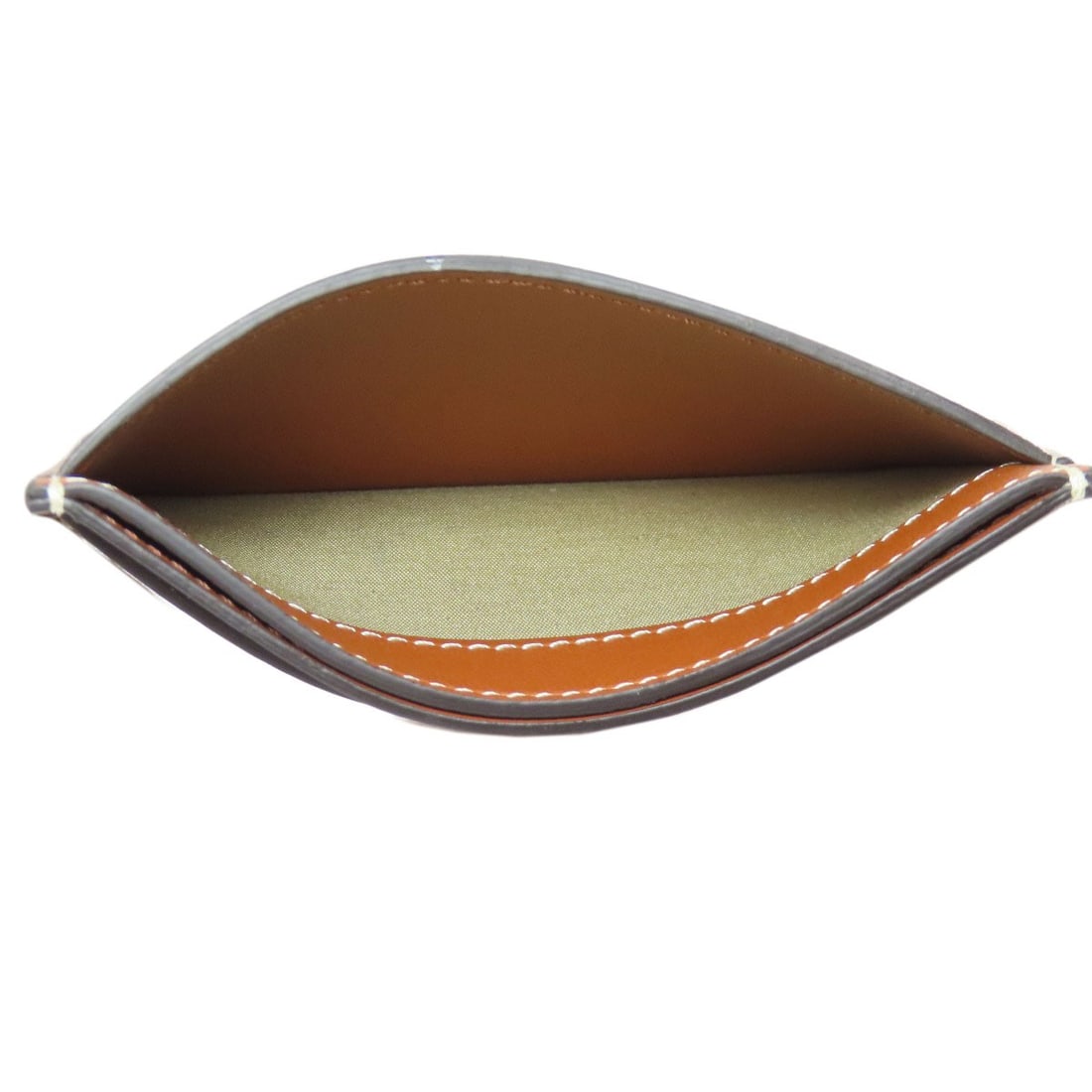 Leather CELINE Triomphe Card Case - 6