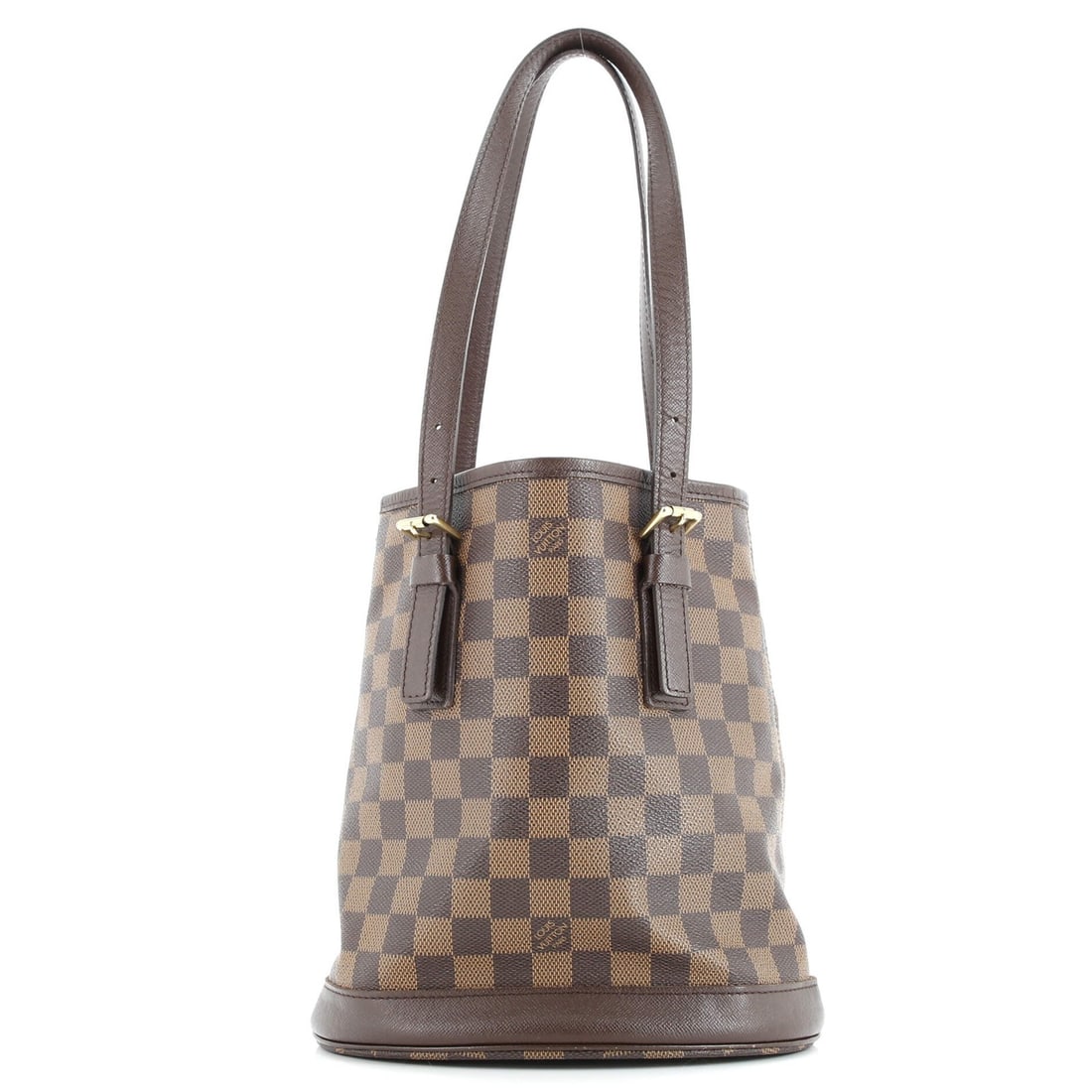 Damier Louis Vuitton Marais Bucket Bag: Damier Louis Vuitton Marais Bucket Bag This listing features Damier Louis Vuitton Marais Bucket Bag. Item specifics are provided below. Item Specifics: Brand: Louis Vuitton Exterior Material: Canvas