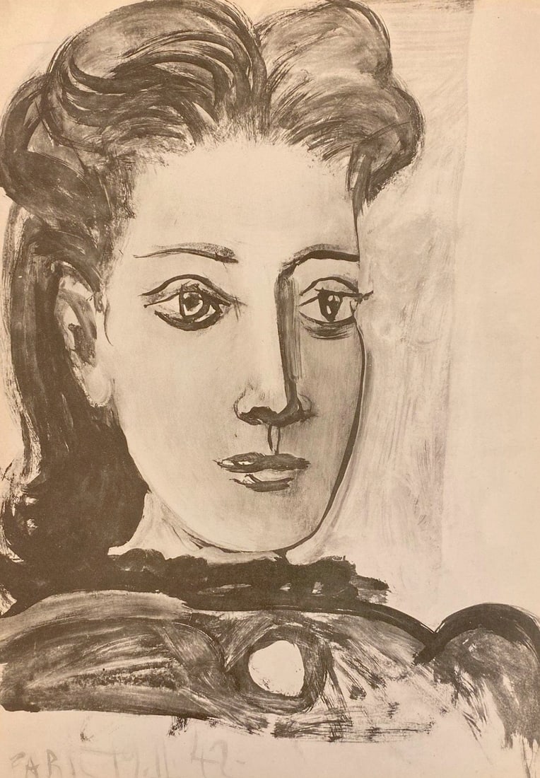 Lithograph - Pablo Picasso - Composition - Carnet de dessins de Picasso - Cahiers dArt: Lithograph - Pablo Picasso - Composition - Carnet de dessins de Picasso - Cahiers dArt This listing features Lithograph - Pablo Picasso - Composition - Carnet de dessins de Picasso - Cahiers dArt.