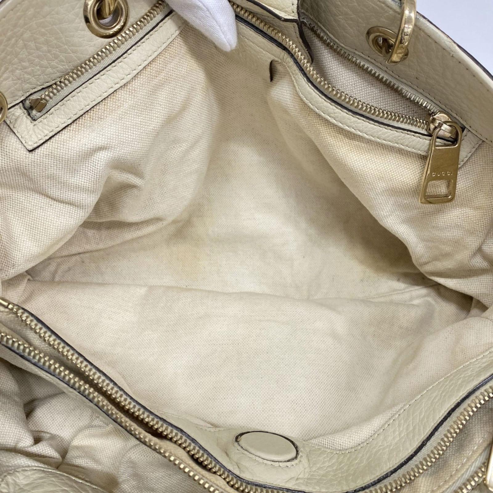 Leather Gucci Handbag - 11