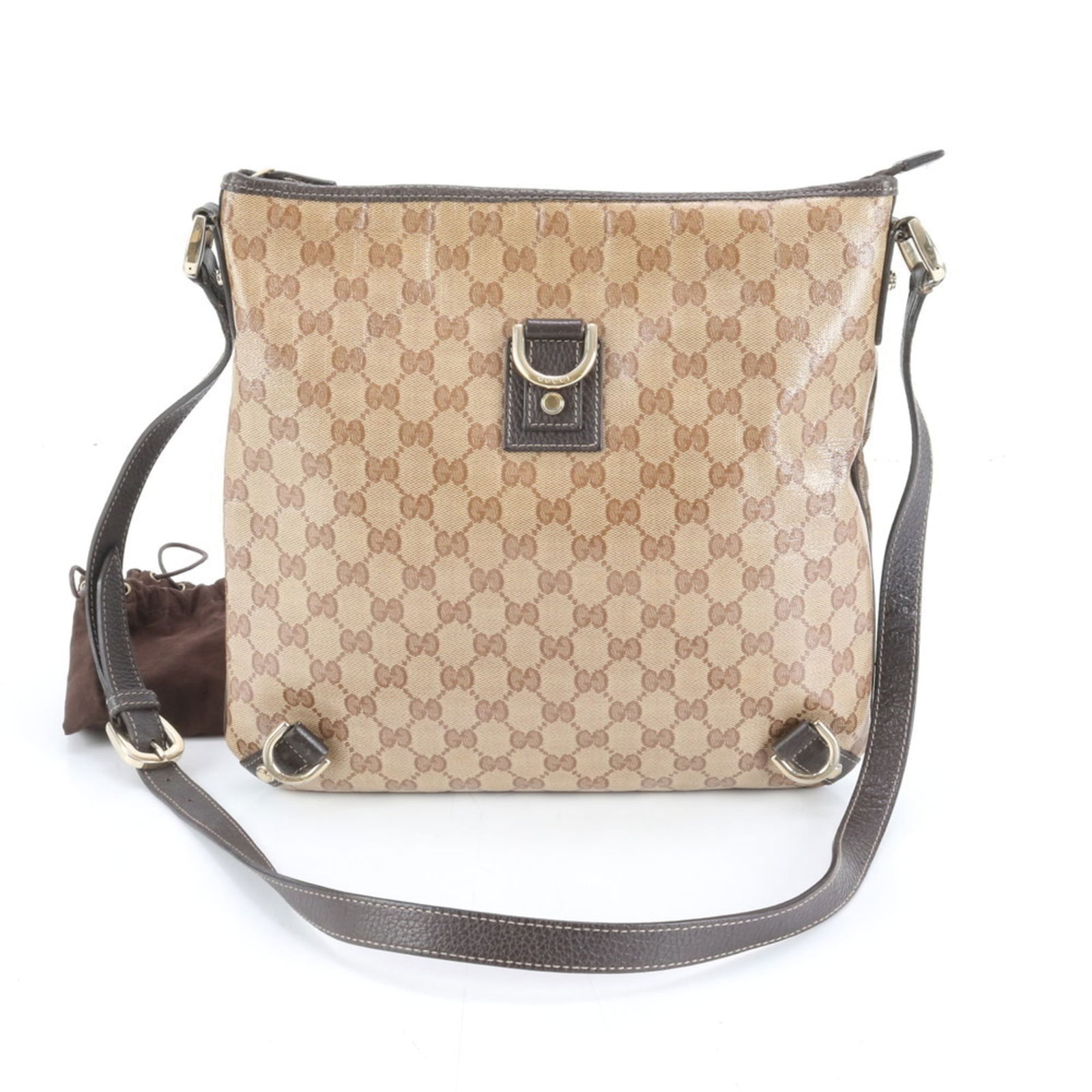 Coated Canvas - Gucci Shoulder Bag Leather (1 of 9)