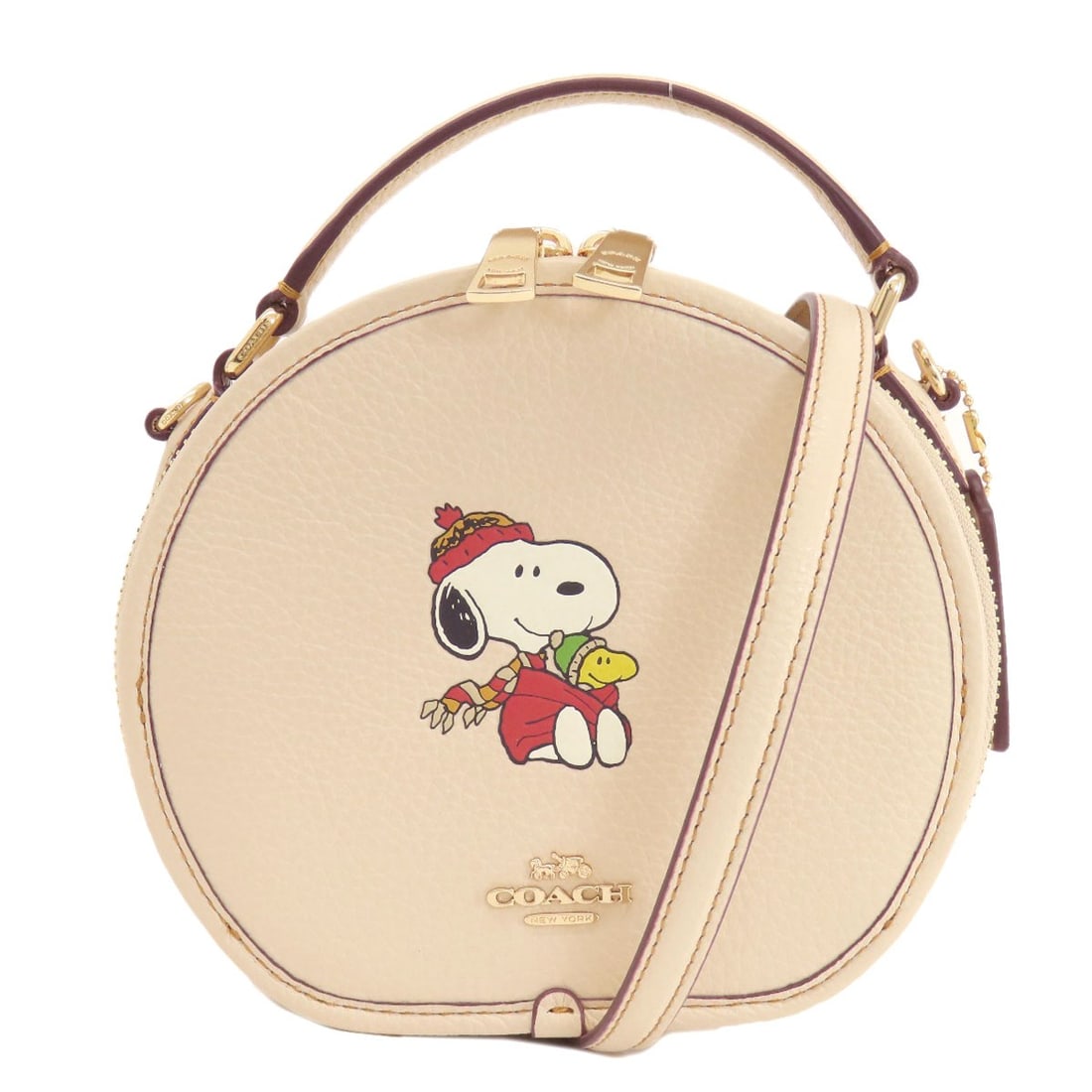 Leather COACH CE845 Canteen Peanuts Collaboration 2WAY Handbag: Leather COACH CE845 Canteen Peanuts Collaboration 2WAY Handbag This listing features Leather COACH CE845 Canteen Peanuts Collaboration 2WAY Handbag. Item specifics are provided below. Item Specifics:
