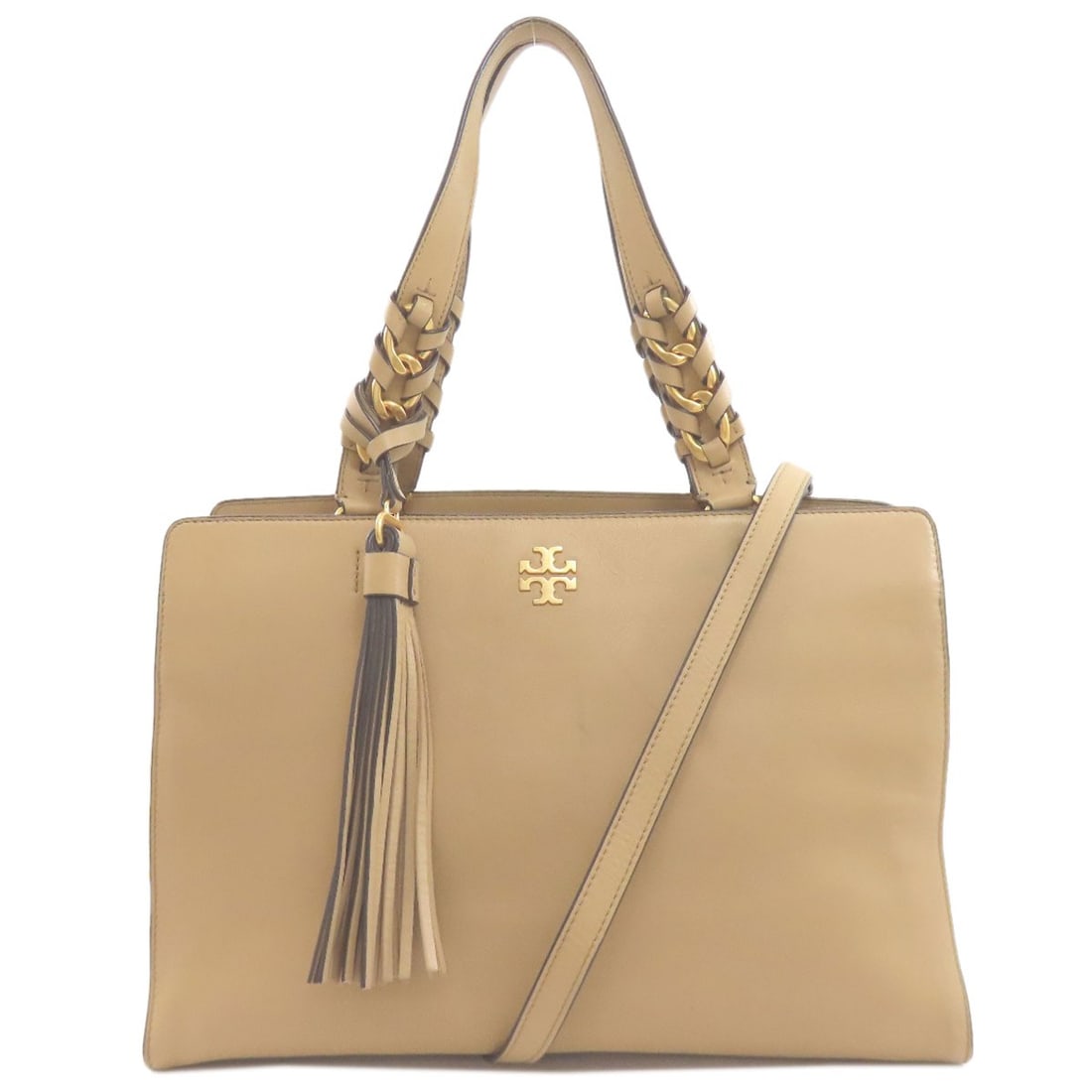 Leather Tory Burch 2WAY Tote Bag (1 of 20)