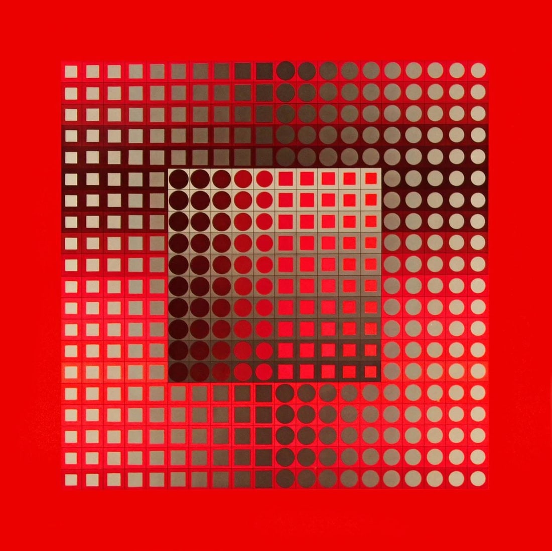 Hliogravure - Victor Vasarely - Composition - Folklore Plantaire: Hliogravure - Victor Vasarely - Composition - Folklore Plantaire This listing features Hliogravure - Victor Vasarely - Composition - Folklore Plantaire. Item specifics are provided below. Item