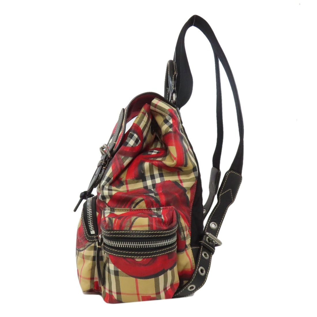 Nylon BURBERRY Graffiti Backpack Daypack - 3