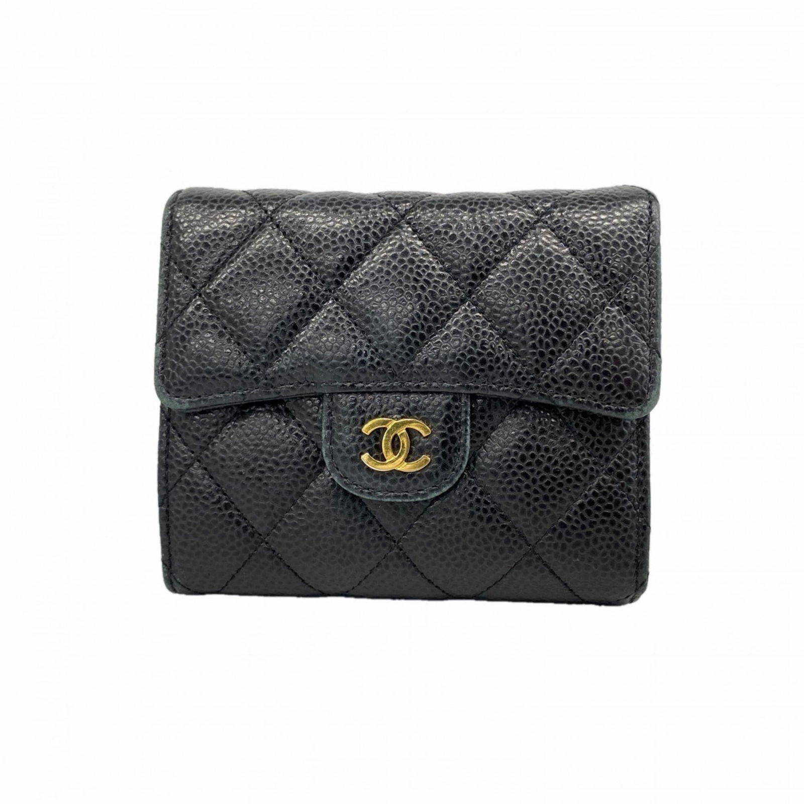 Calfskin Chanel Wallet (Tri-Fold) Grained: Calfskin Chanel Wallet (Tri-Fold) Grained This listing features Calfskin Chanel Wallet (Tri-Fold) Grained. Item specifics are provided below. Item Specifics: Brand: Chanel Type: Wallet (Tri-Fold) Gend