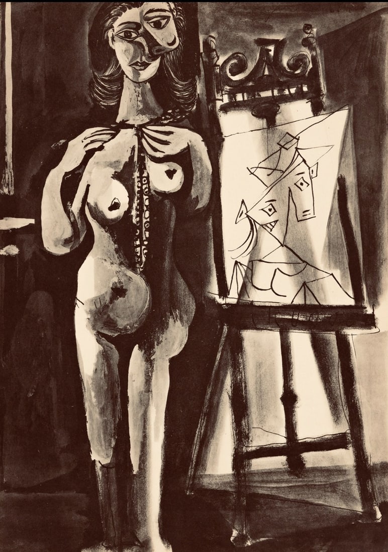 Lithograph - Pablo Picasso - Composition - Carnet de dessins de Picasso - Cahiers dArt: Lithograph - Pablo Picasso - Composition - Carnet de dessins de Picasso - Cahiers dArt This listing features Lithograph - Pablo Picasso - Composition - Carnet de dessins de Picasso - Cahiers dArt.