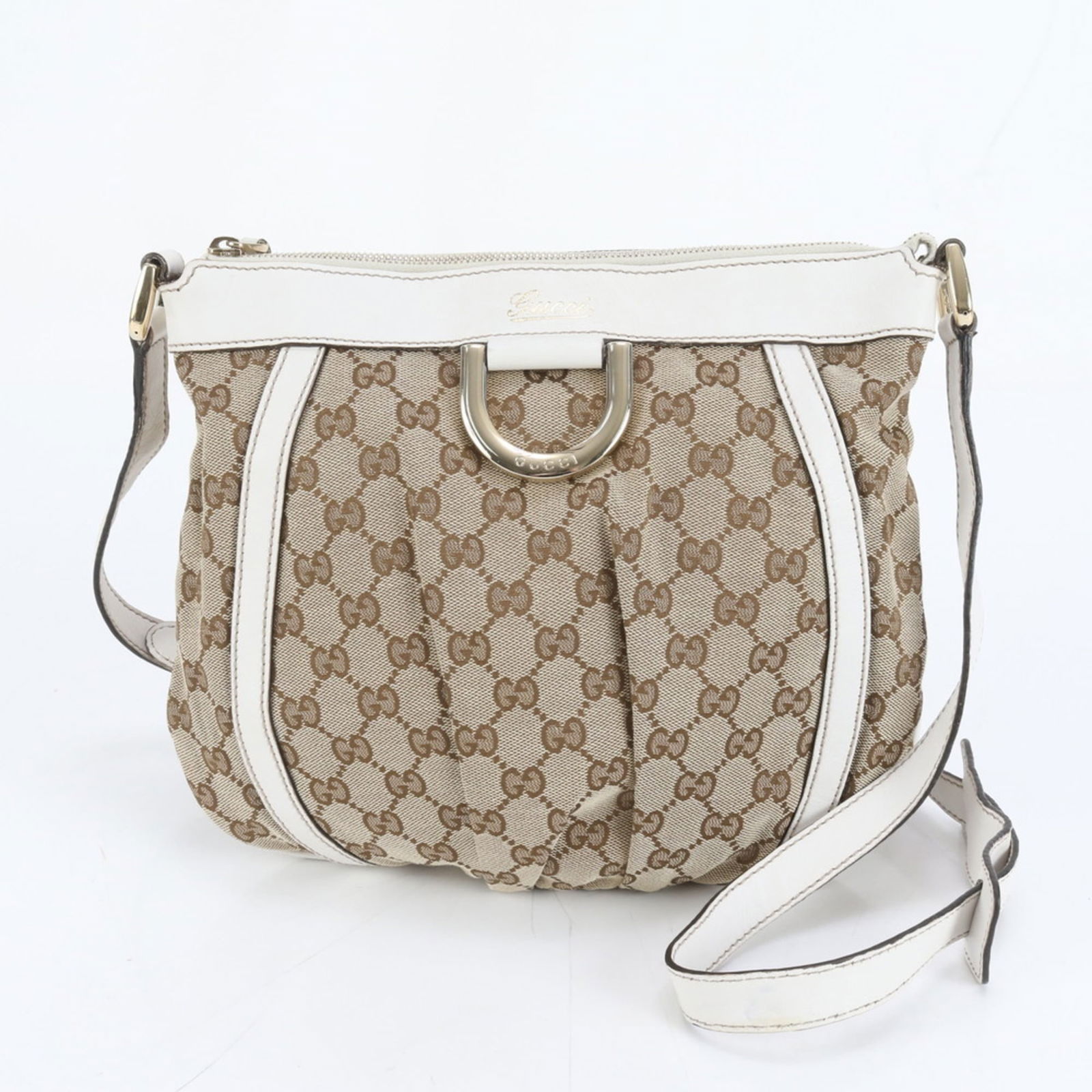 Leather - Gucci Shoulder Bag Gg Canvas (1 of 9)
