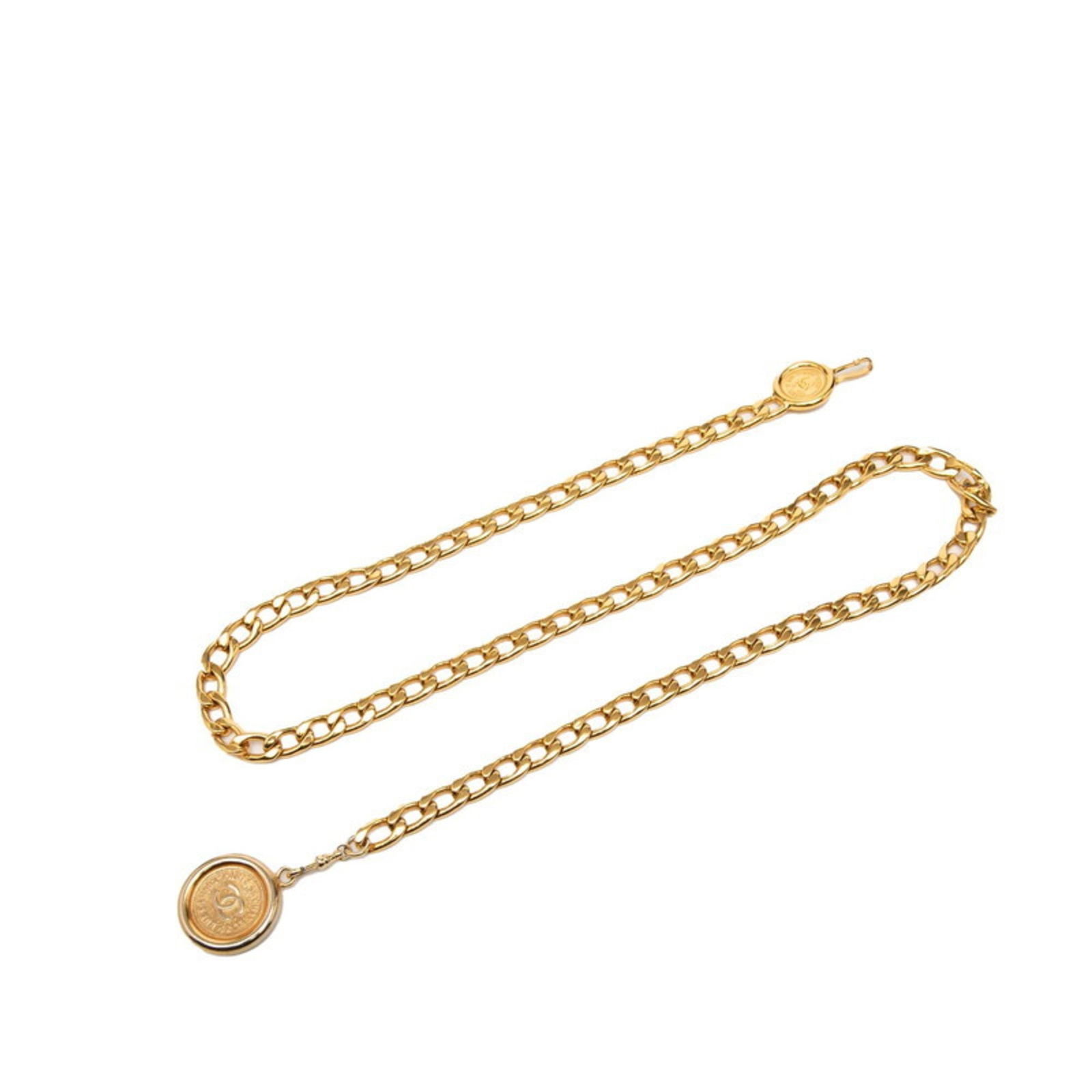 Belt Chanel Chain: Belt Chanel Chain This listing features Belt Chanel Chain. Item specifics are provided below. Item Specifics: Brand: Chanel Type: Chain Belt Gender: Women Color: Gold Length: 96.5cm / 37.99'' Conditio