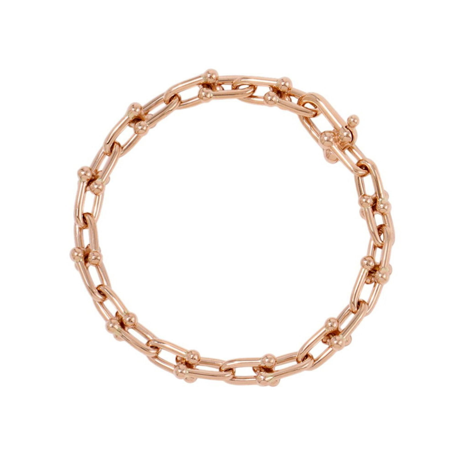 (18K) Tiffany Charm Bracelet Pink Gold: (18K) Tiffany Charm Bracelet Pink Gold This listing features (18K) Tiffany Charm Bracelet Pink Gold. Item specifics are provided below. Item Specifics: Brand: Tiffany Type: Charm Bracelet Gender: