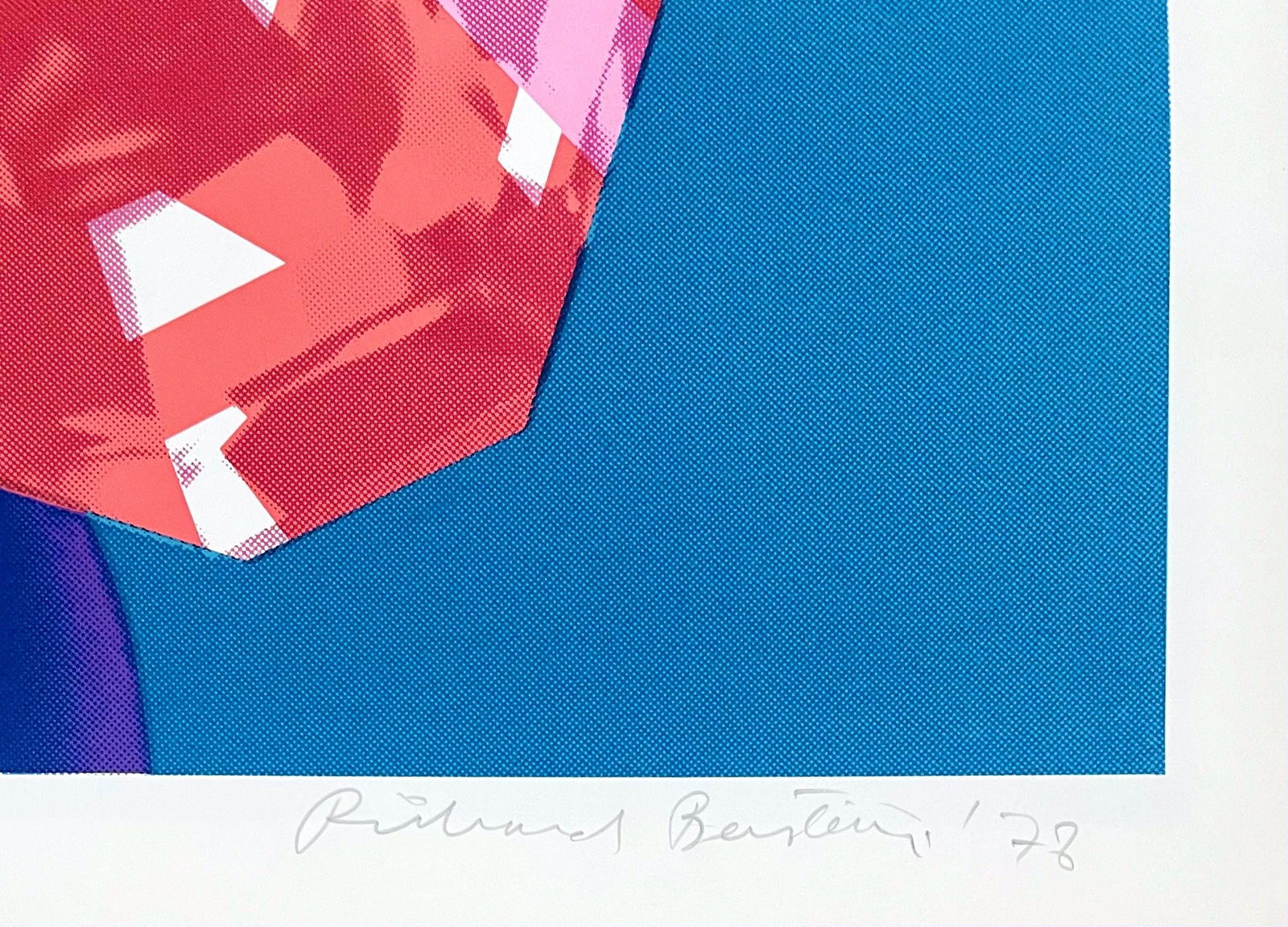Silkscreen - Richard Bernstein - Ruby - Signed - 5