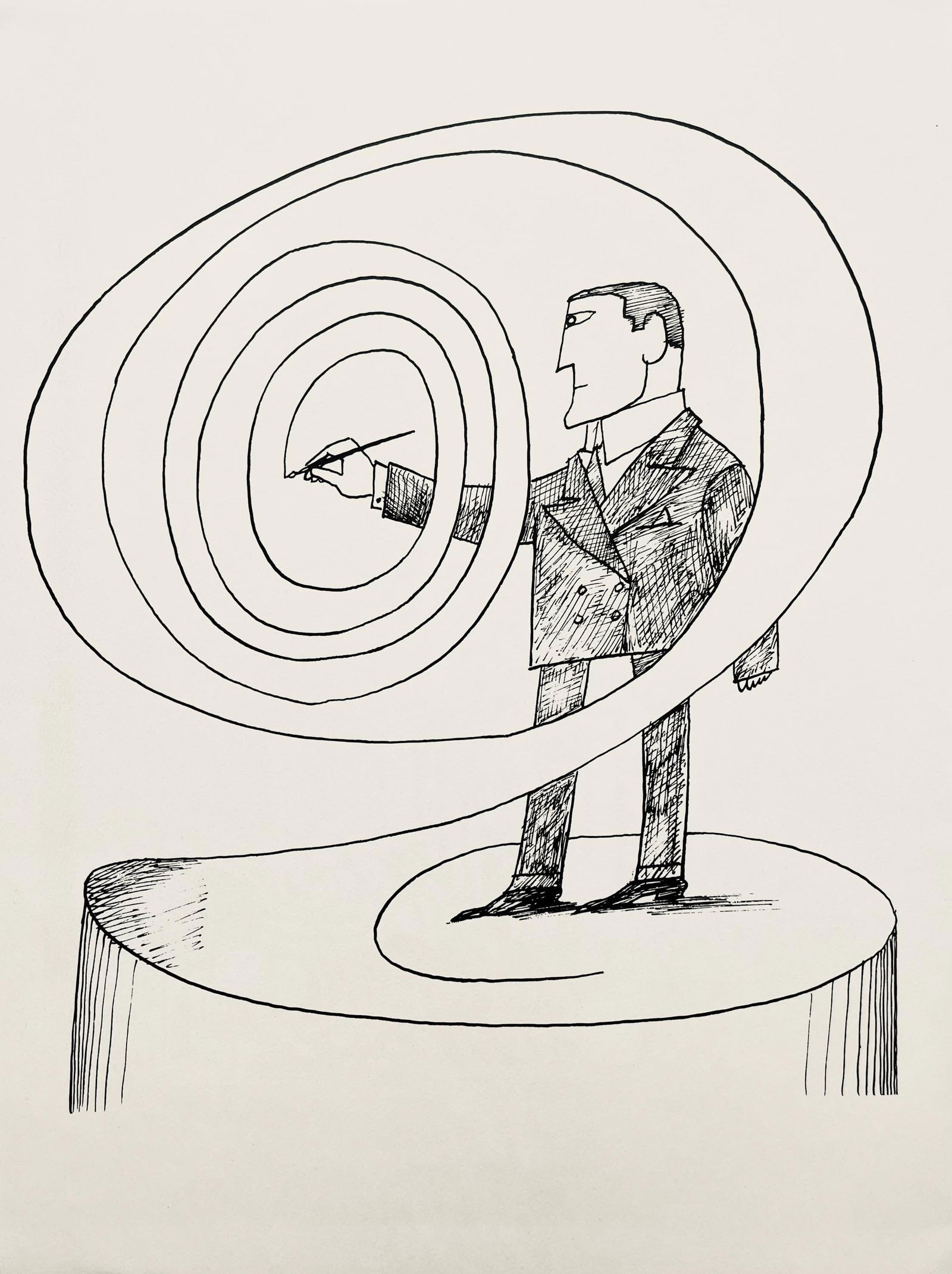 Lithograph - Saul Steinberg - Composition - Derrire le miroir: Lithograph - Saul Steinberg - Composition - Derrire le miroir This listing features Lithograph - Saul Steinberg - Composition - Derrire le miroir. Item specifics are provided below. Item Specifics: