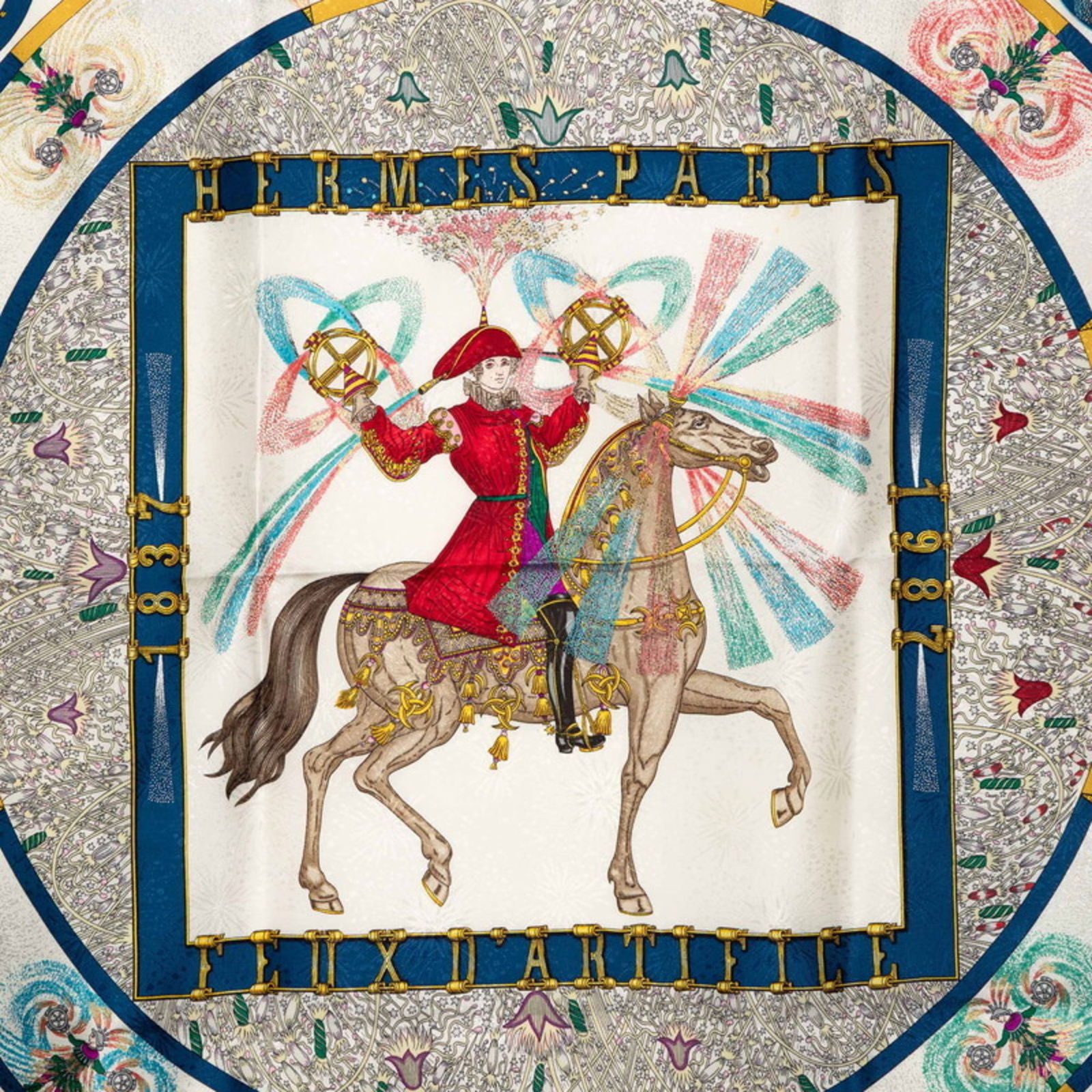 Silk Hermes Scarf - 2