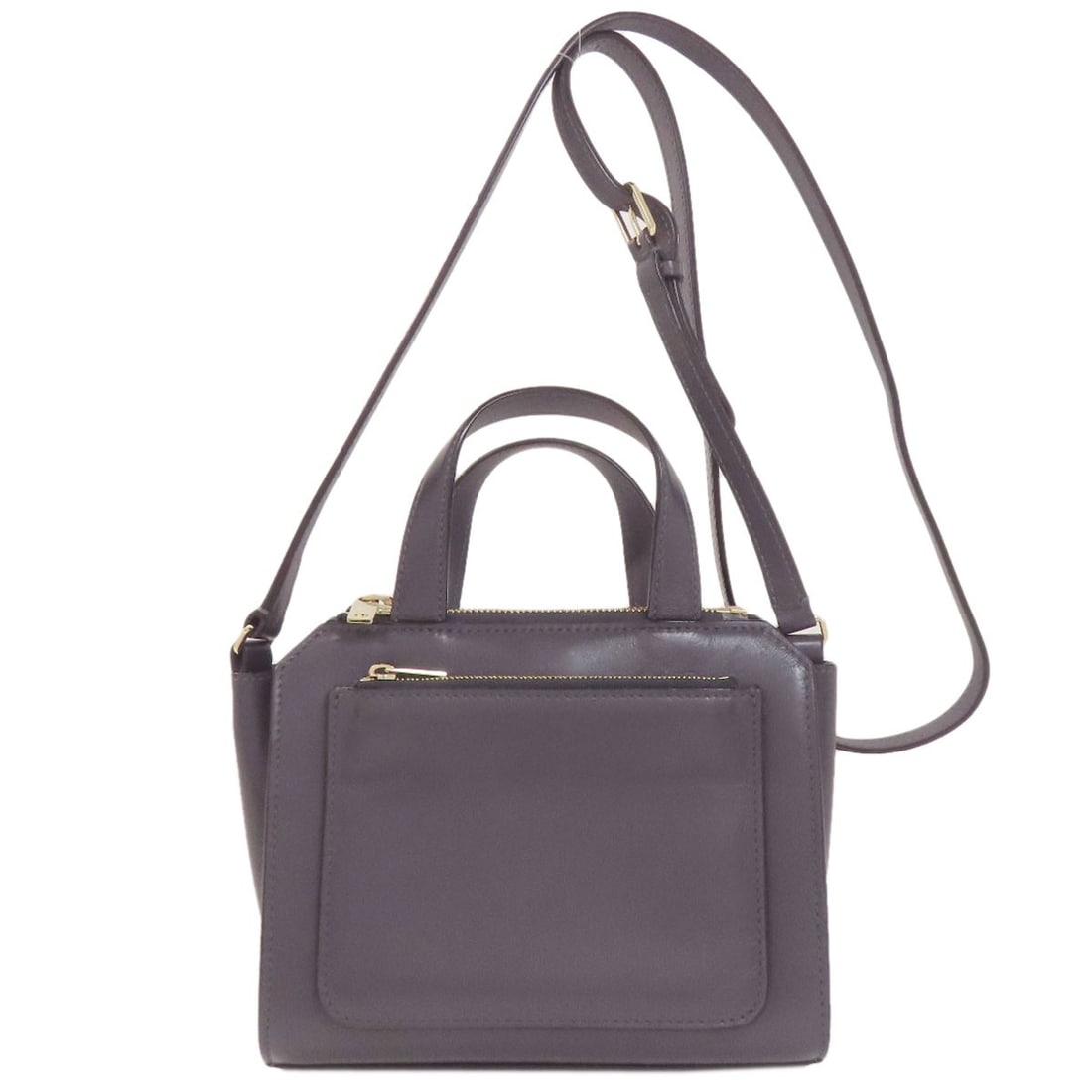 Leather Valextra Mini Paspa Tote 2WAY Handbag (1 of 20)