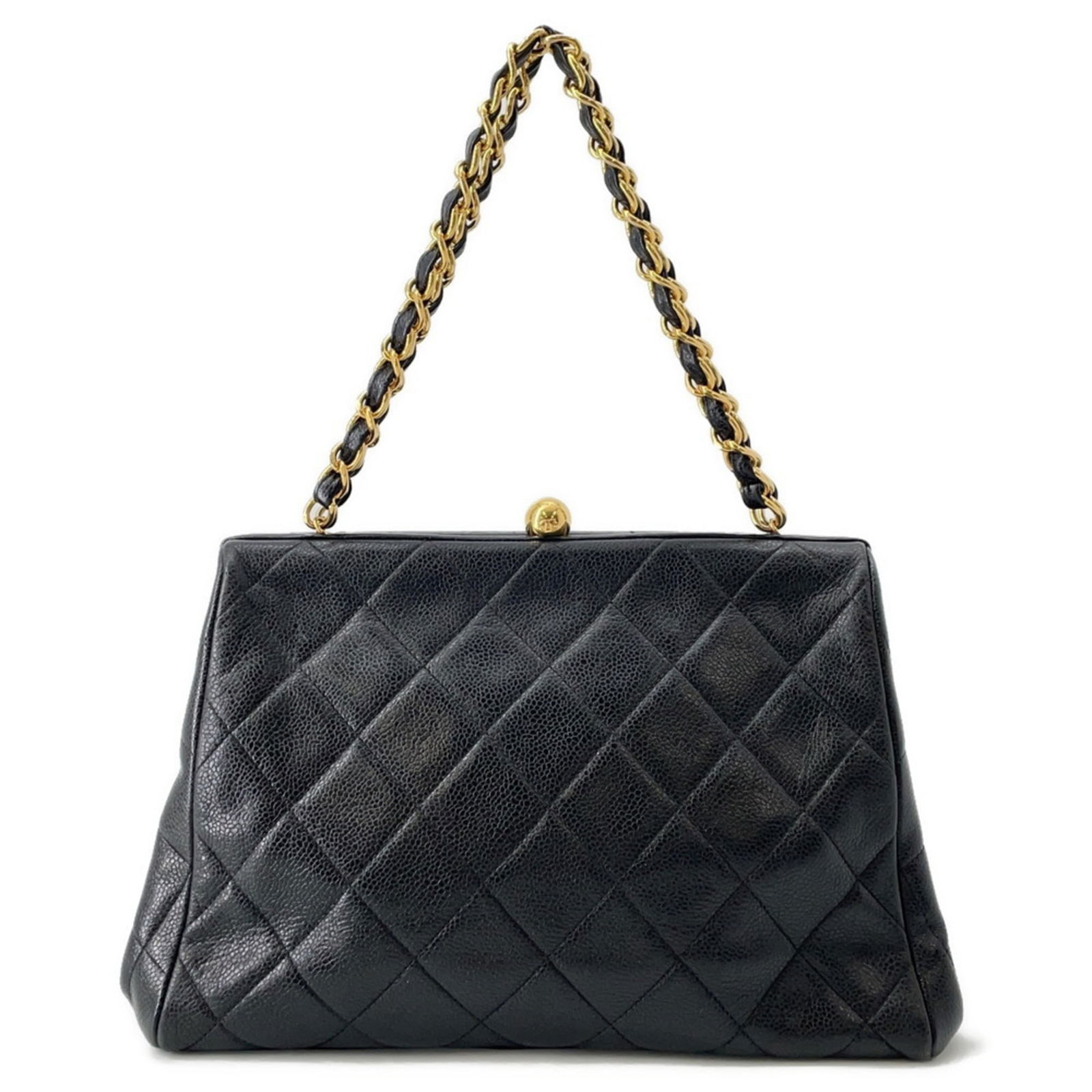 Calfskin Chanel Handbag Grained (1 of 15)