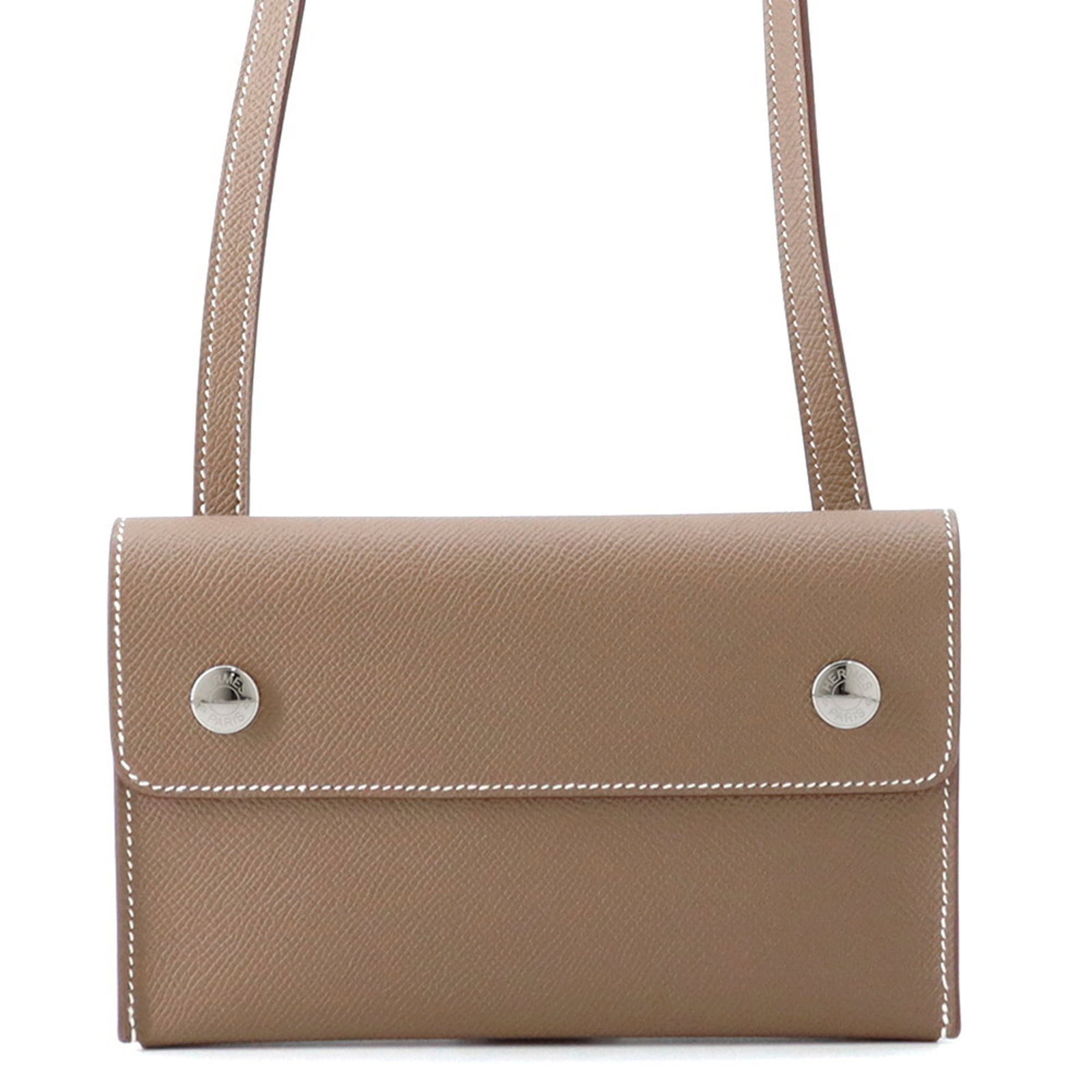 Leather Hermes Chain/ Shoulder Wallet Epsom: Leather Hermes Chain/ Shoulder Wallet Epsom This listing features Leather Hermes Chain/ Shoulder Wallet Epsom. Item specifics are provided below. Item Specifics: Brand: Hermes Type: Chain/Shoulder