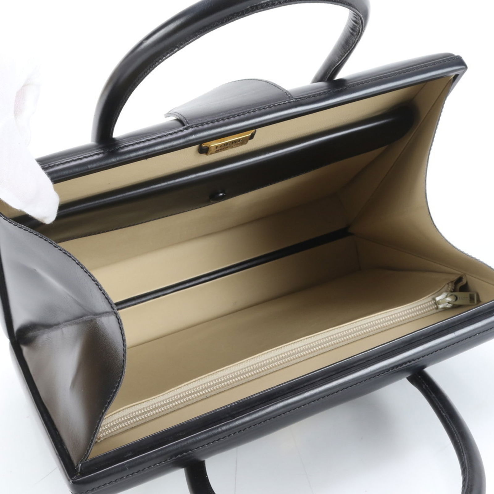 Leather Loewe Handbag - 7