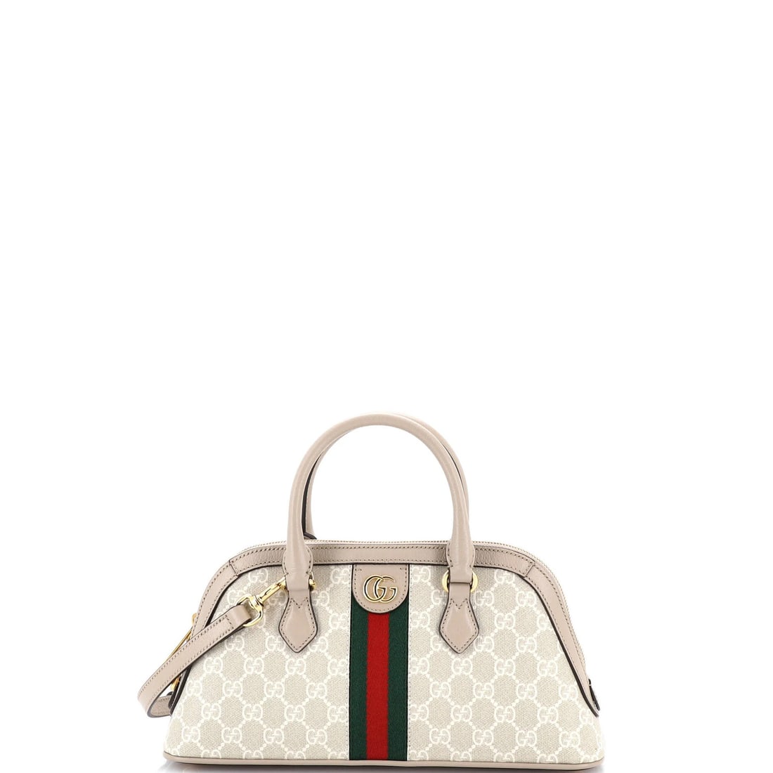 Small Gucci Ophidia Dome Top Handle Bag GG Coated Canvas (1 of 8)
