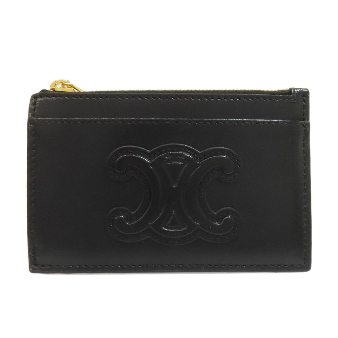 Leather CELINE Triomphe coin purse: Leather CELINE Triomphe coin purse This listing features Leather CELINE Triomphe coin purse. Item specifics are provided below. Item Specifics: Brand: CELINE Style: coin purse Material: Leather Color: