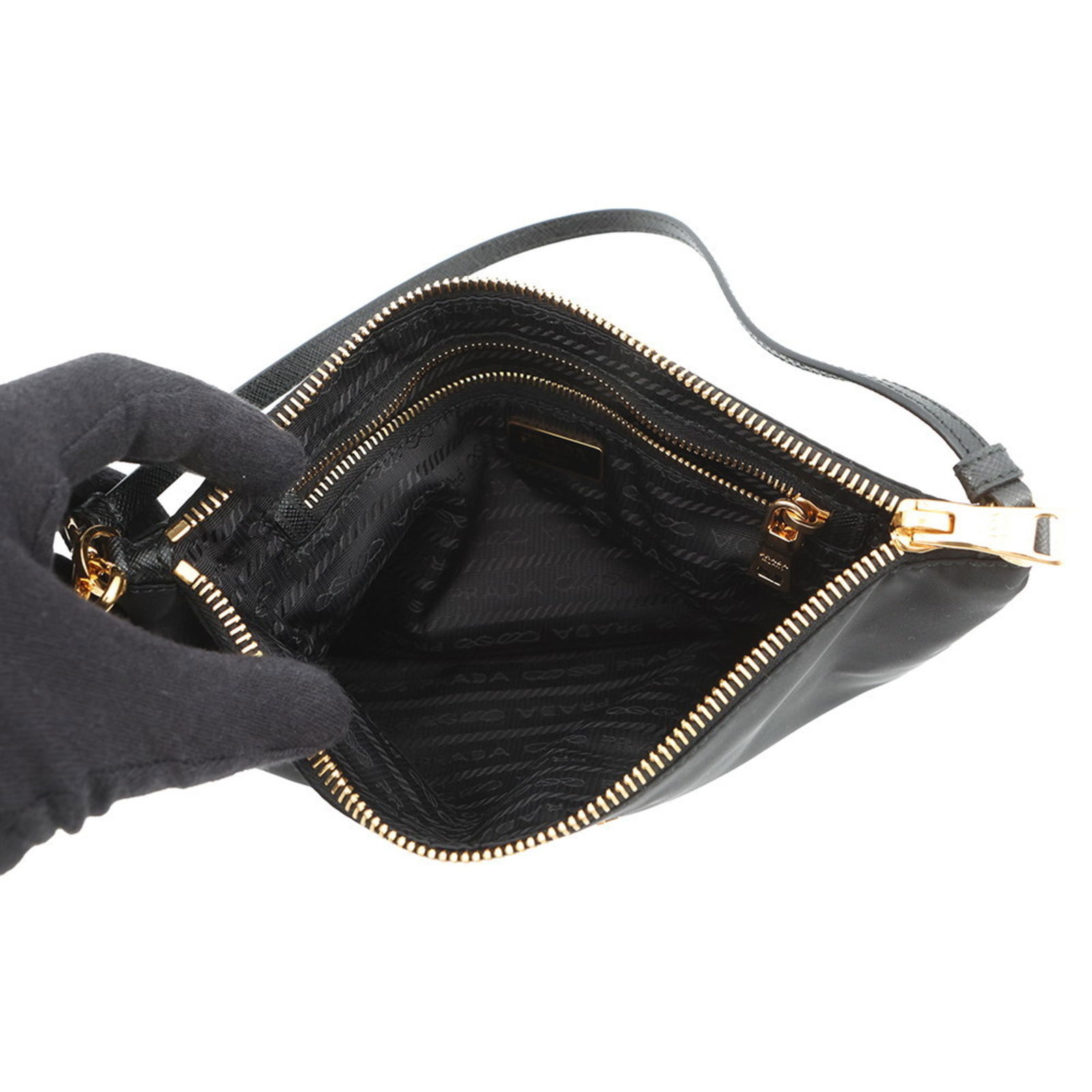 Leather - Prada Handbag Nylon - 5