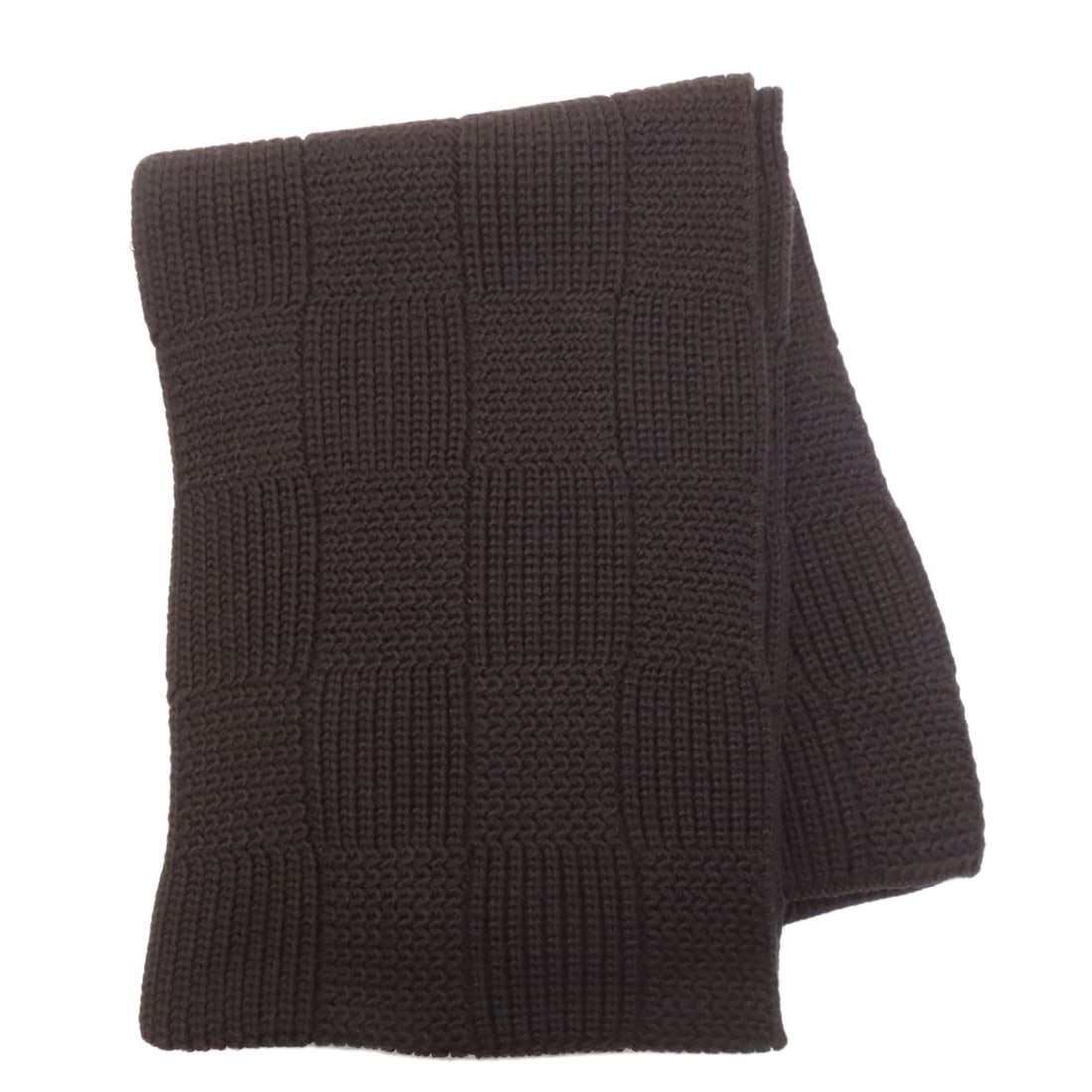wool LOUIS VUITTON Logo Damierpattern Scarf - 2